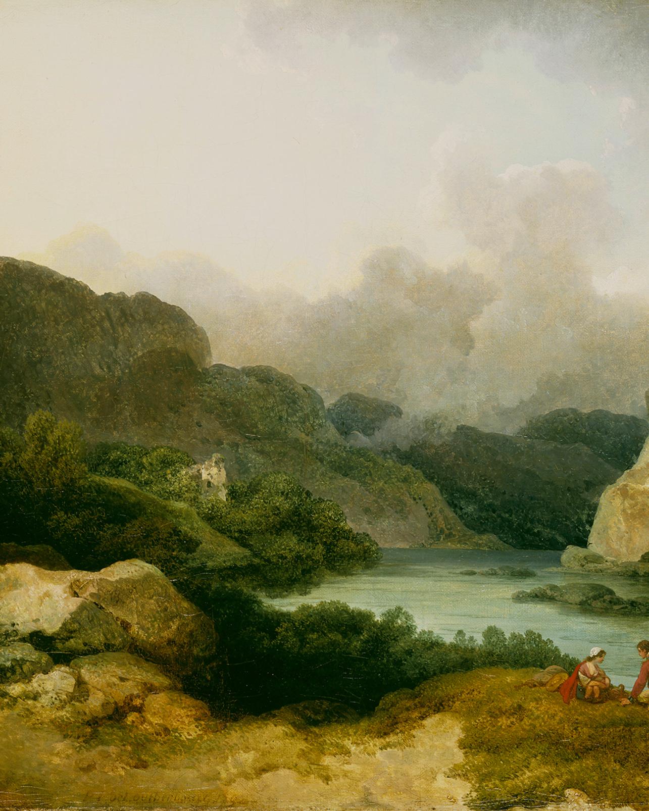 Lake Scene, Evening Bespoke Mural - 142379_TILE_01.jpg