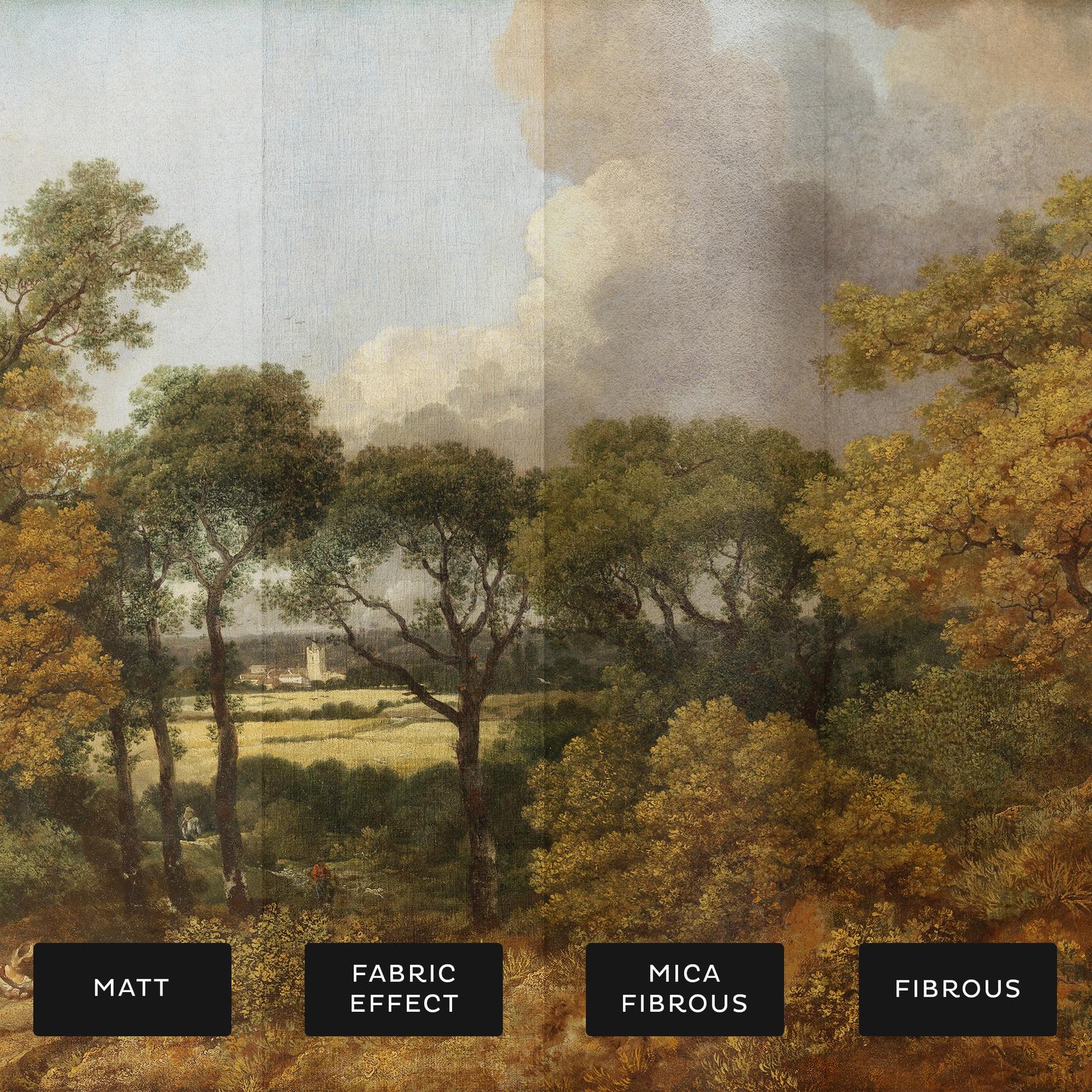 Wooded Landscape with a Peasant Resting Bespoke Mural substrate information
