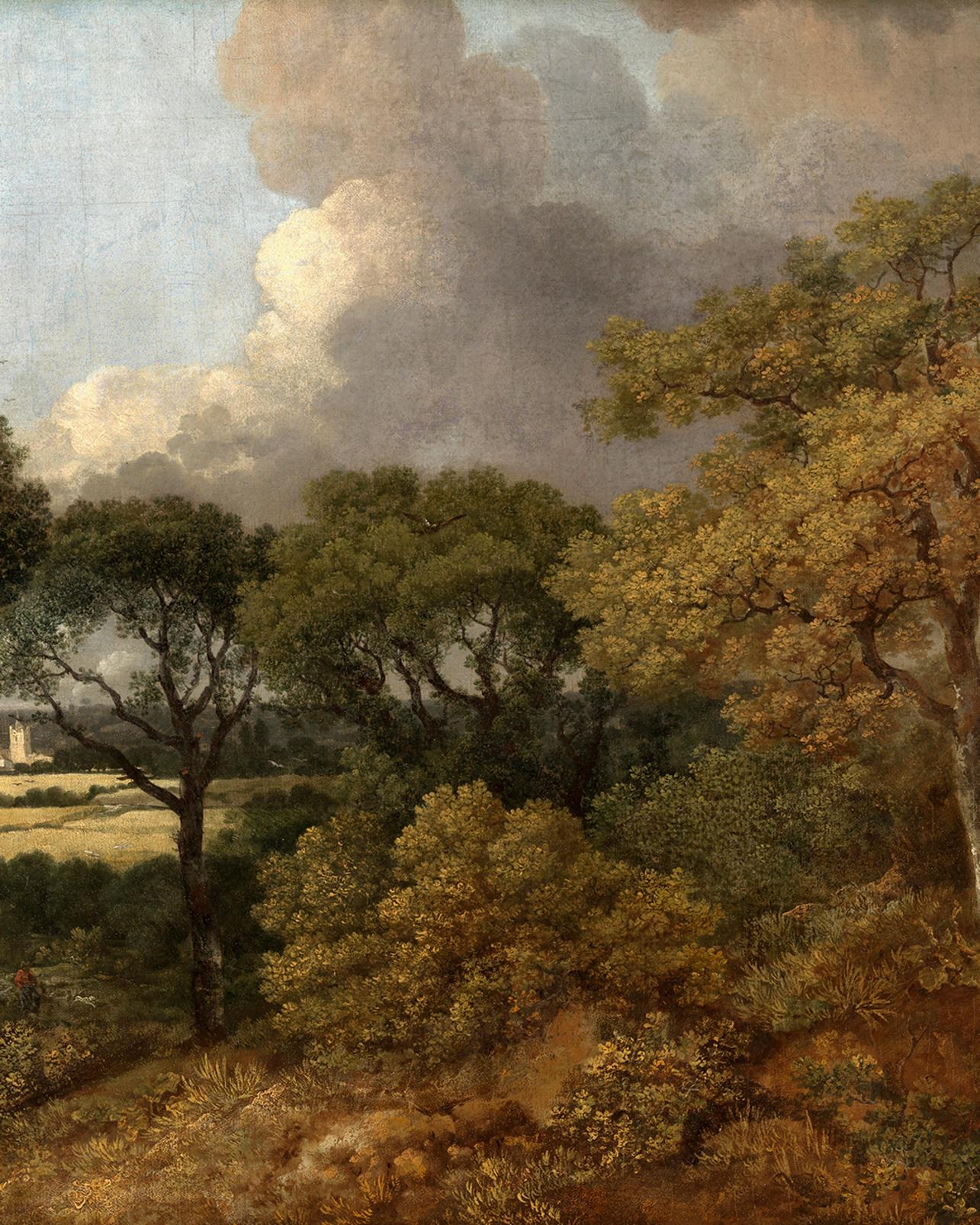 Wooded Landscape with a Peasant Resting Bespoke Mural - 142424_TILE_01.jpg