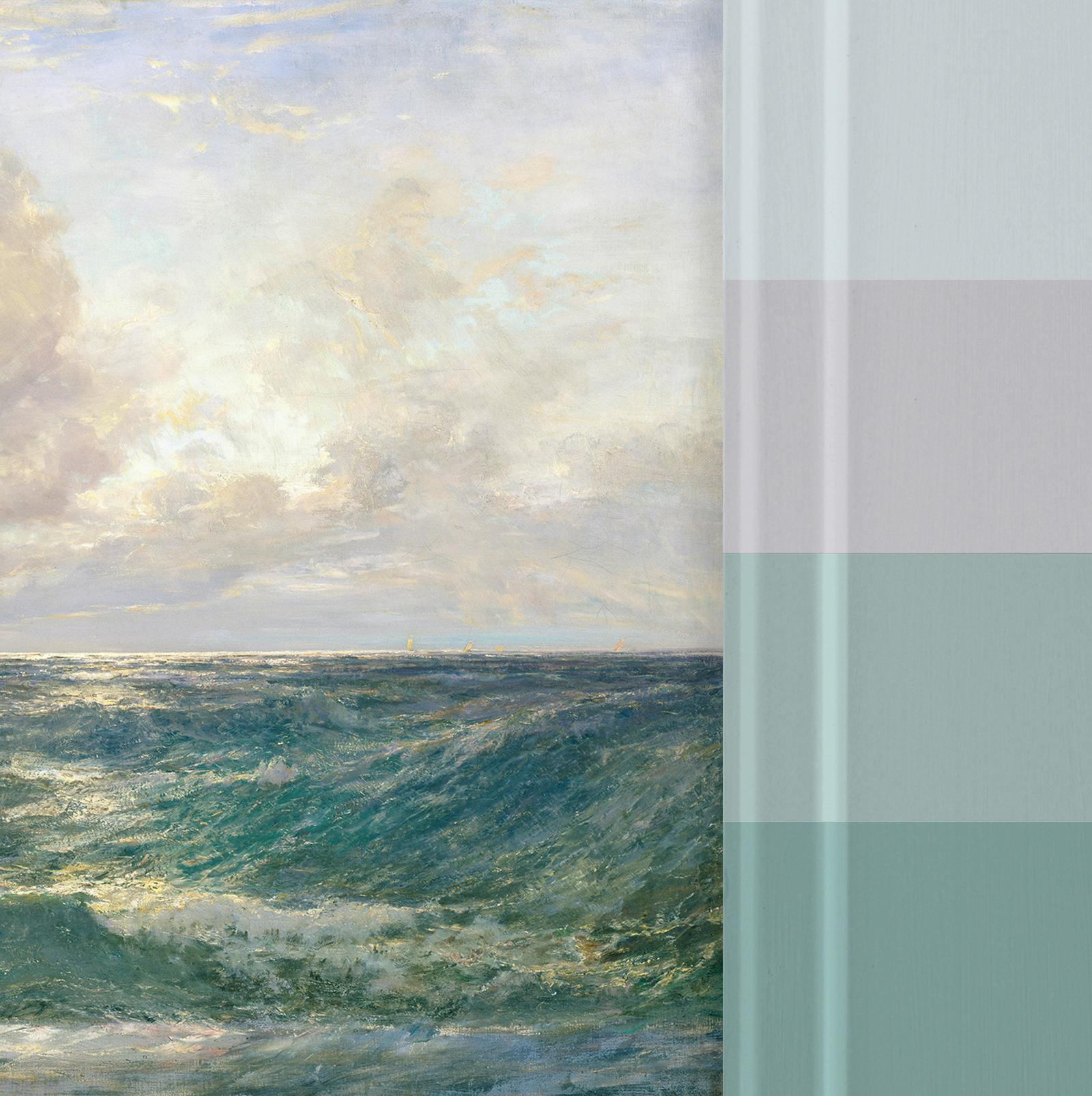 Sunset at Sea: From Harlyn Bay, Cornwall Bespoke Mural - 142442_FLATLAY_01.jpg