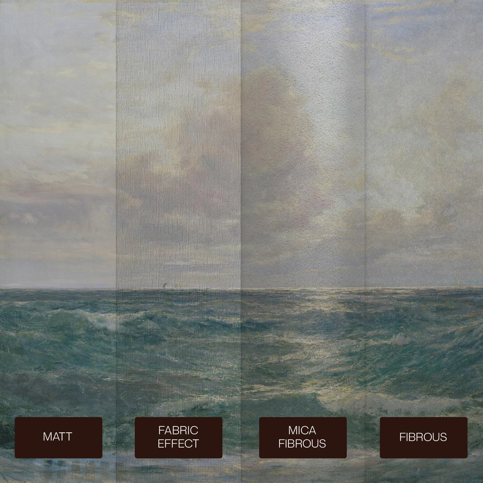Sunset at Sea: From Harlyn Bay, Cornwall Bespoke Mural - 142442_SUBSTRATE_01.jpg