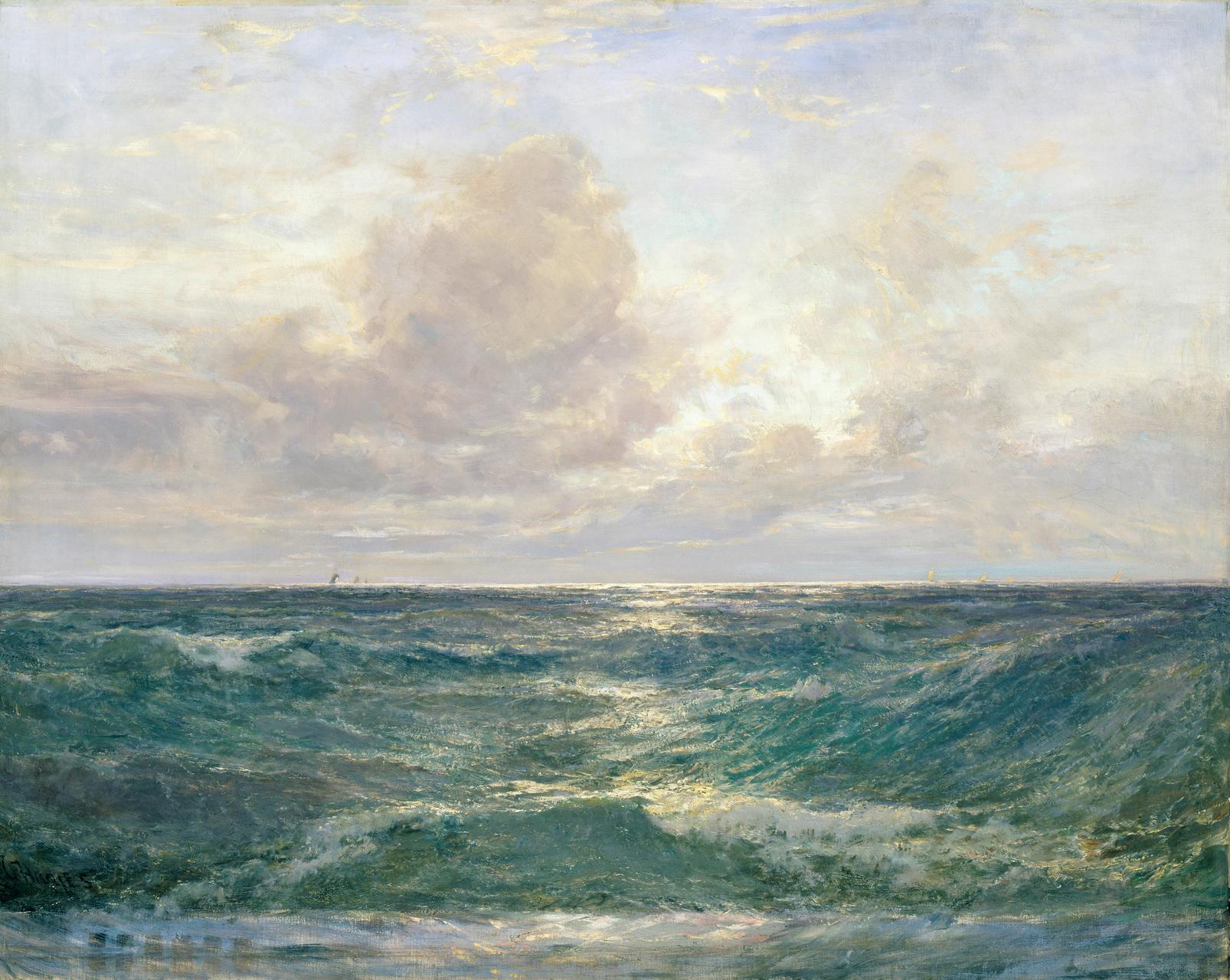 Sunset at Sea: From Harlyn Bay, Cornwall Bespoke Mural - 142442_MAINTILE_01.jpg