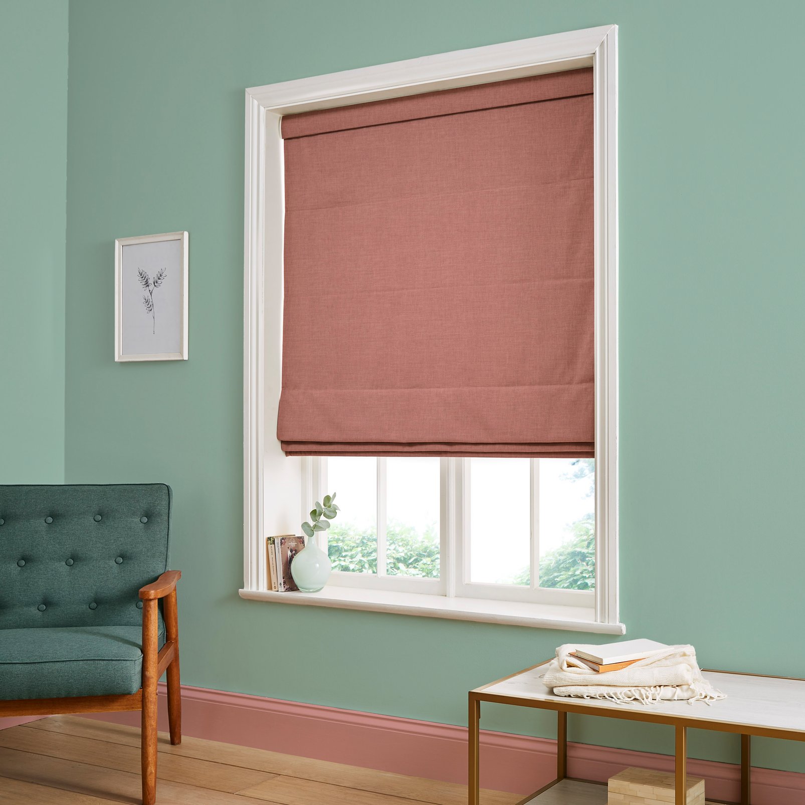 Wallace Peach Roman Blind - 116240rom_ROOMSET_01.jpg