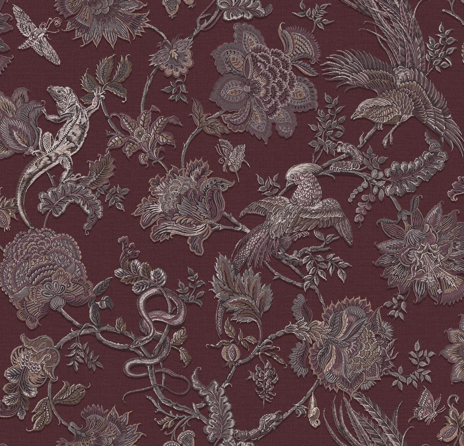 Eternal Weave Damson Wallpaper (Set of 2) - 143237_TILE_01.jpg