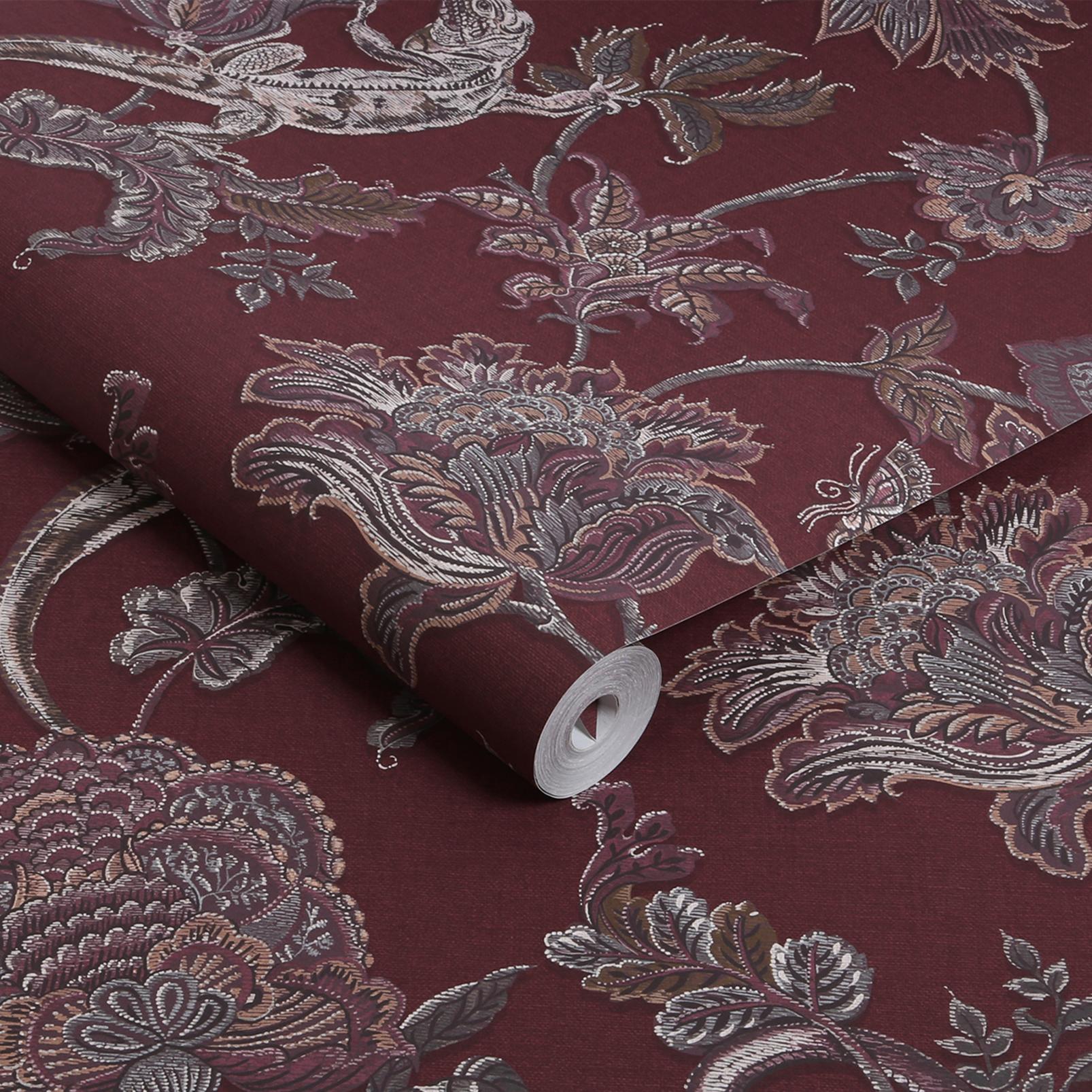 Eternal Weave Damson Wallpaper (Set of 2) - 143237_ROLLSHOT_01.jpg