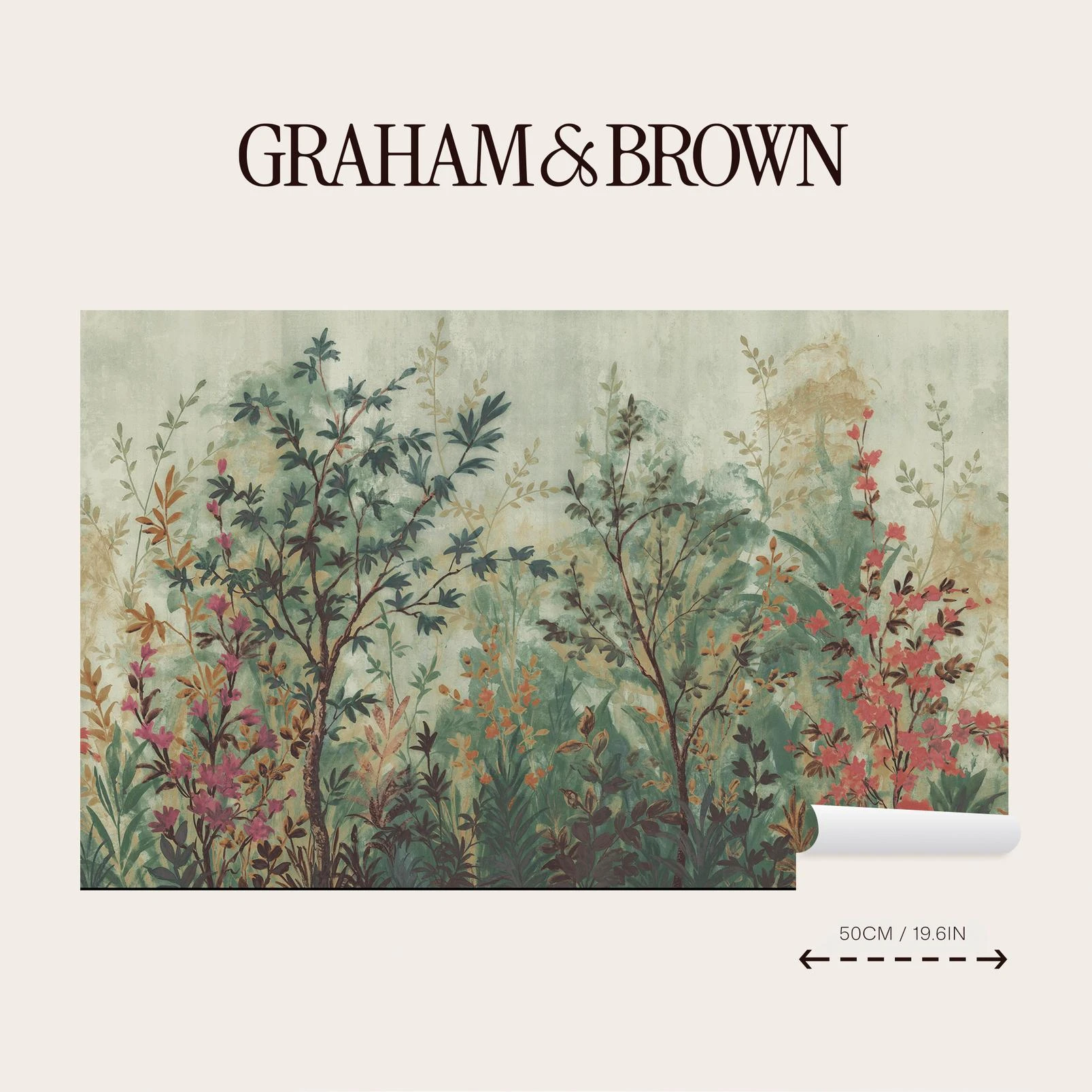 Forest in Bloom Evergreen Bespoke Mural - 142984_STRIP_01.jpg