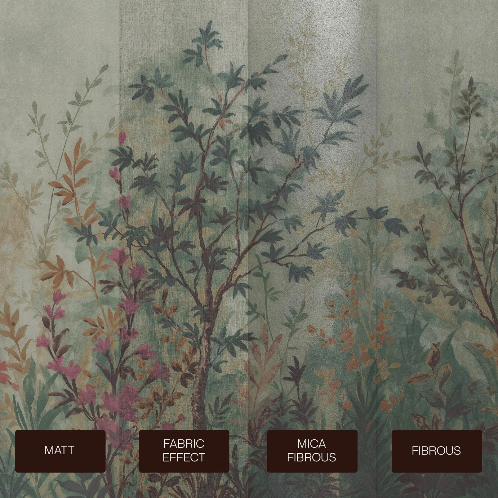 Forest in Bloom Evergreen Bespoke Mural - 142984_SUBSTRATE_01.jpg