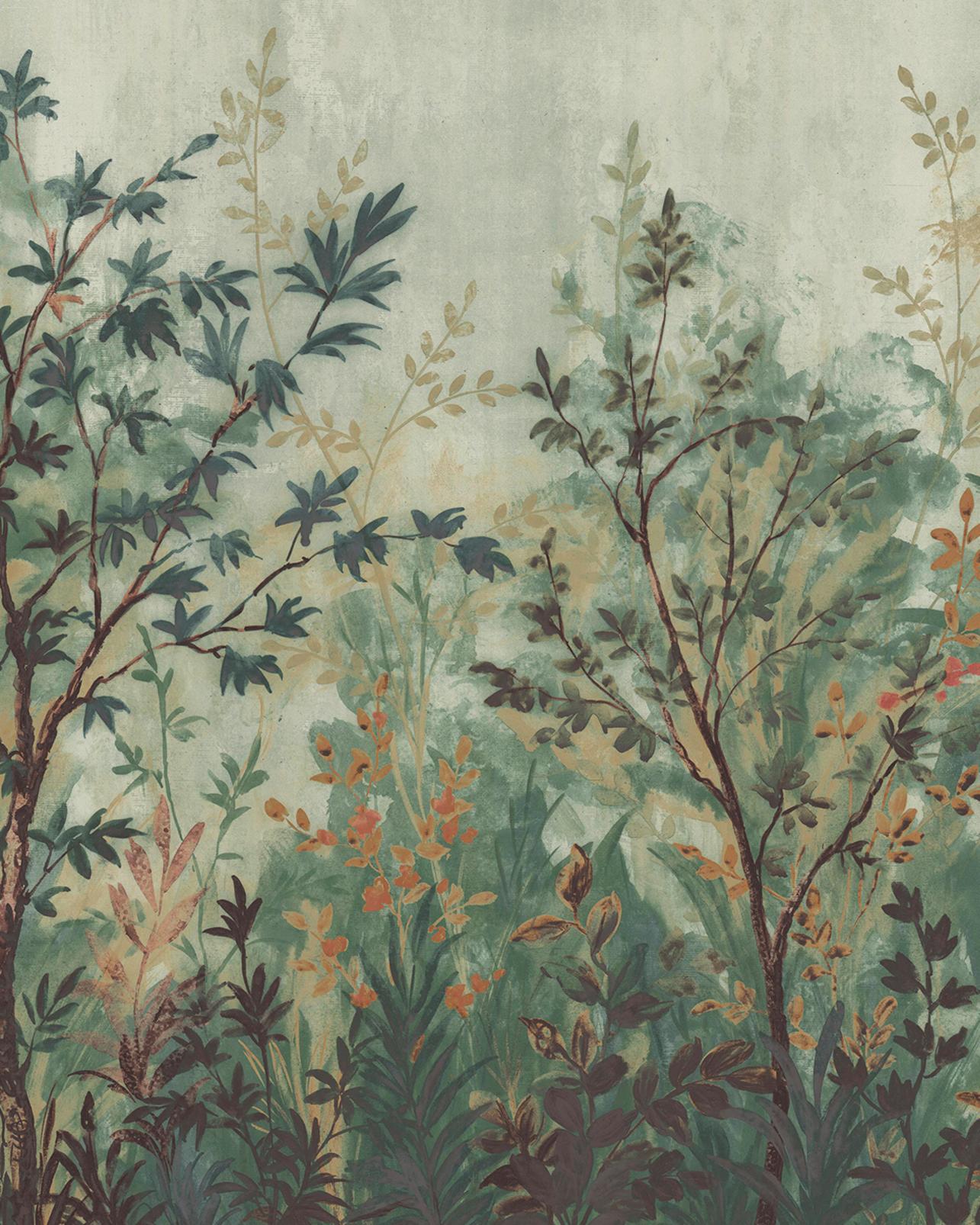 Forest in Bloom Evergreen Bespoke Mural - 142984_TILE_01.jpg