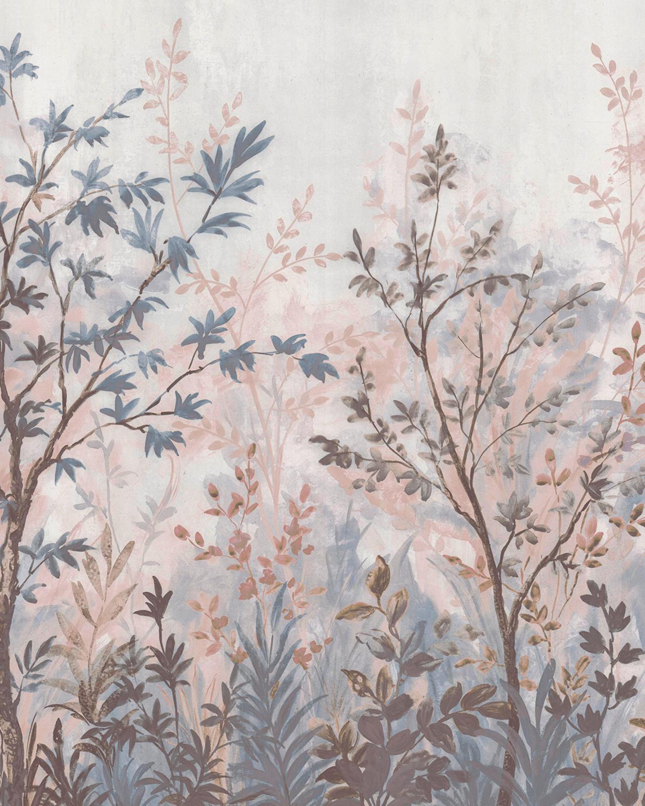 Forest in Bloom Pink & Blue Bespoke Mural - 142957_TILE_01.jpg