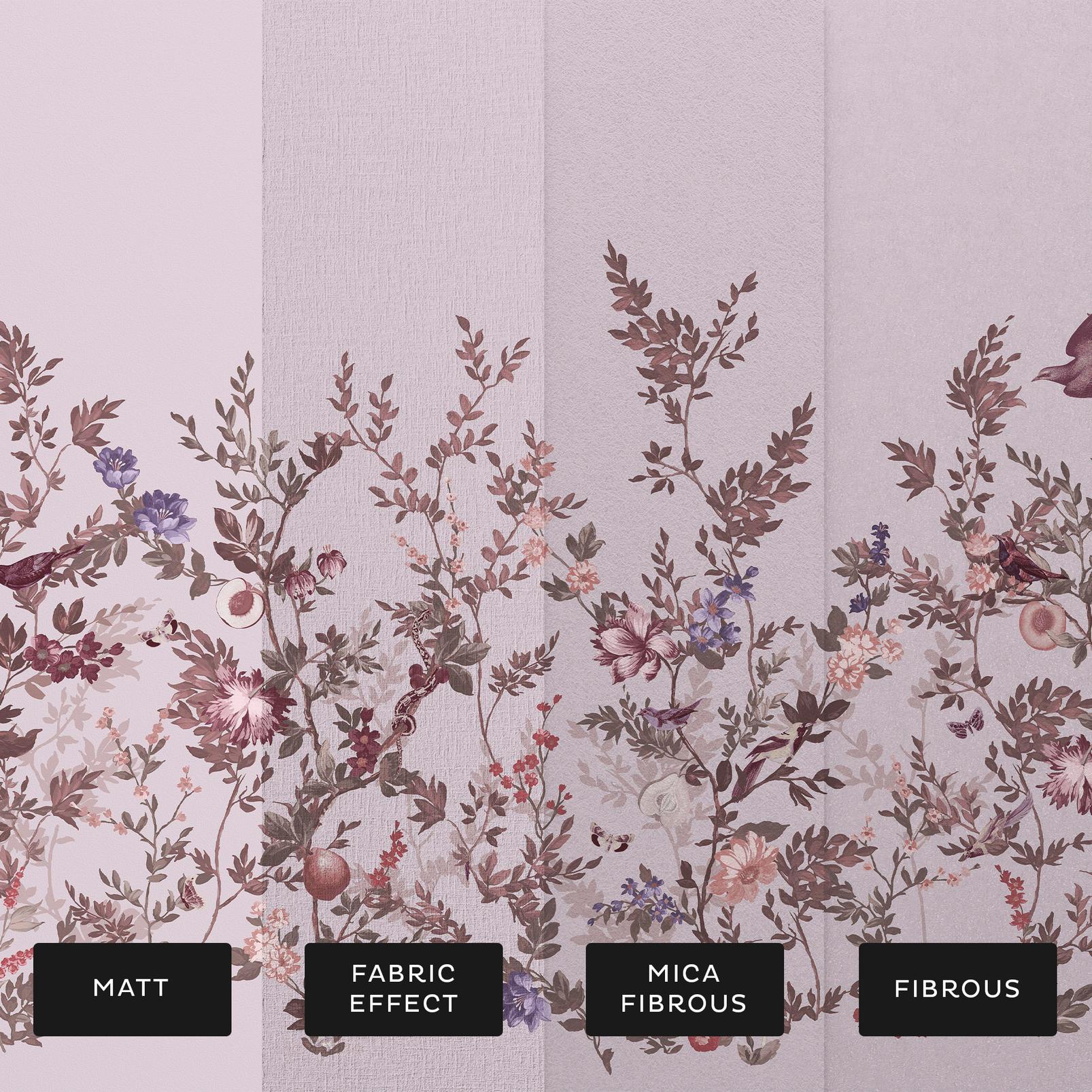 Allurium Pink Bespoke Mural substrate information