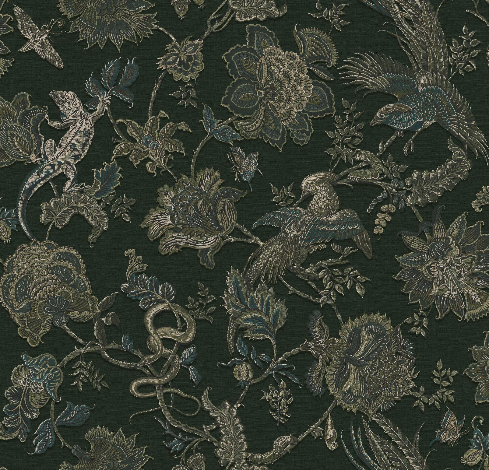 Eternal Weave Emerald Wallpaper (Set of 2) - 143238_TILE_01.jpg