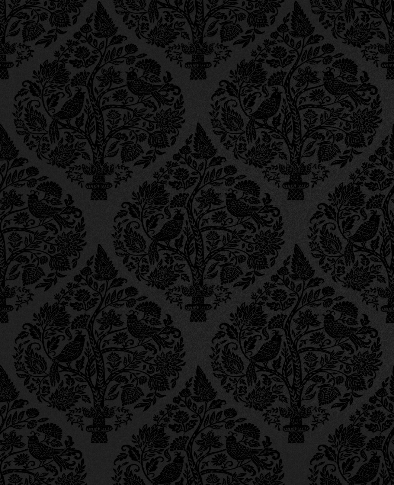 Woodland Fable Noir Wallpaper - 142017_TILE_01.jpg