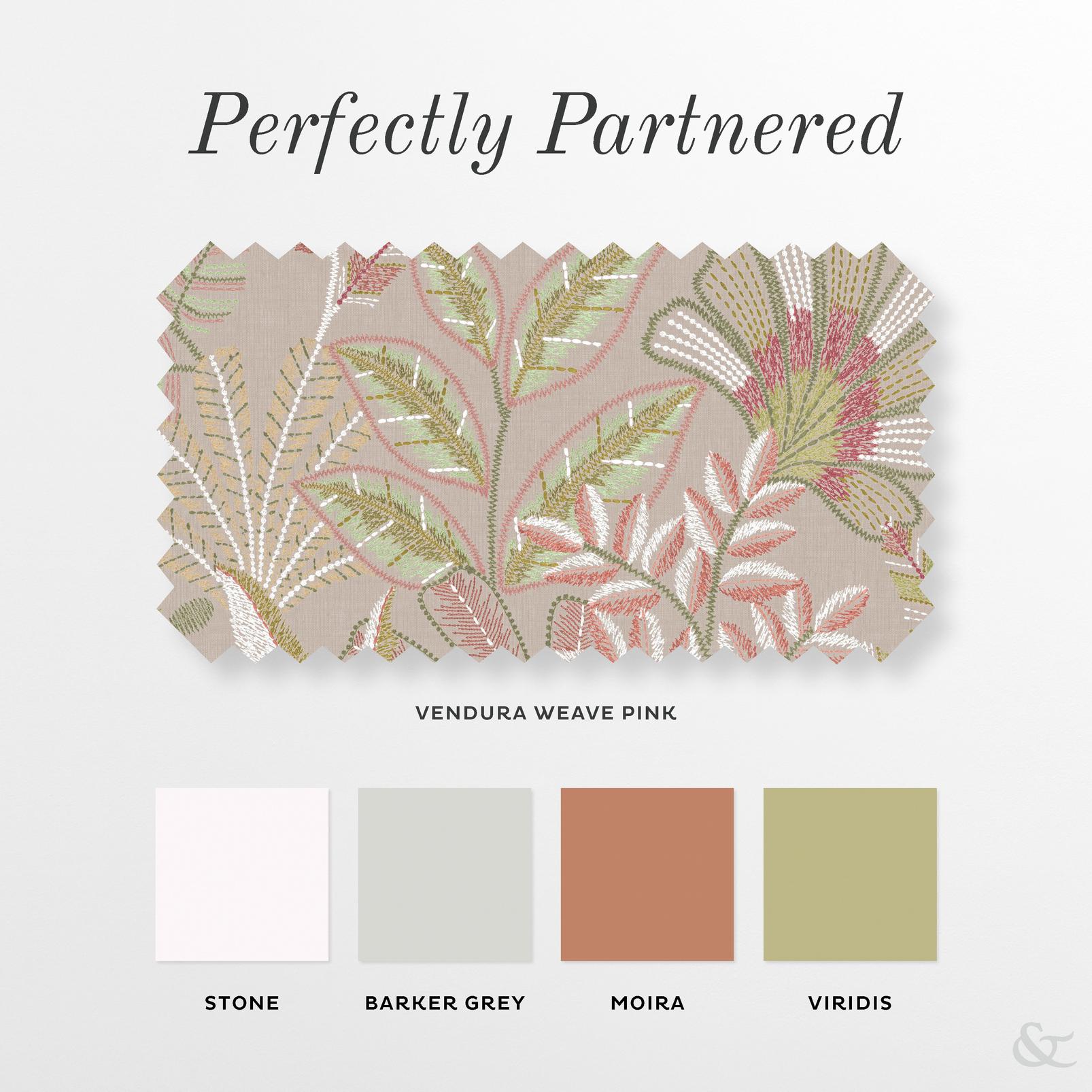 Vendura Weave Pink Roller Blind - 142642rol_COORDINATES_01.jpg