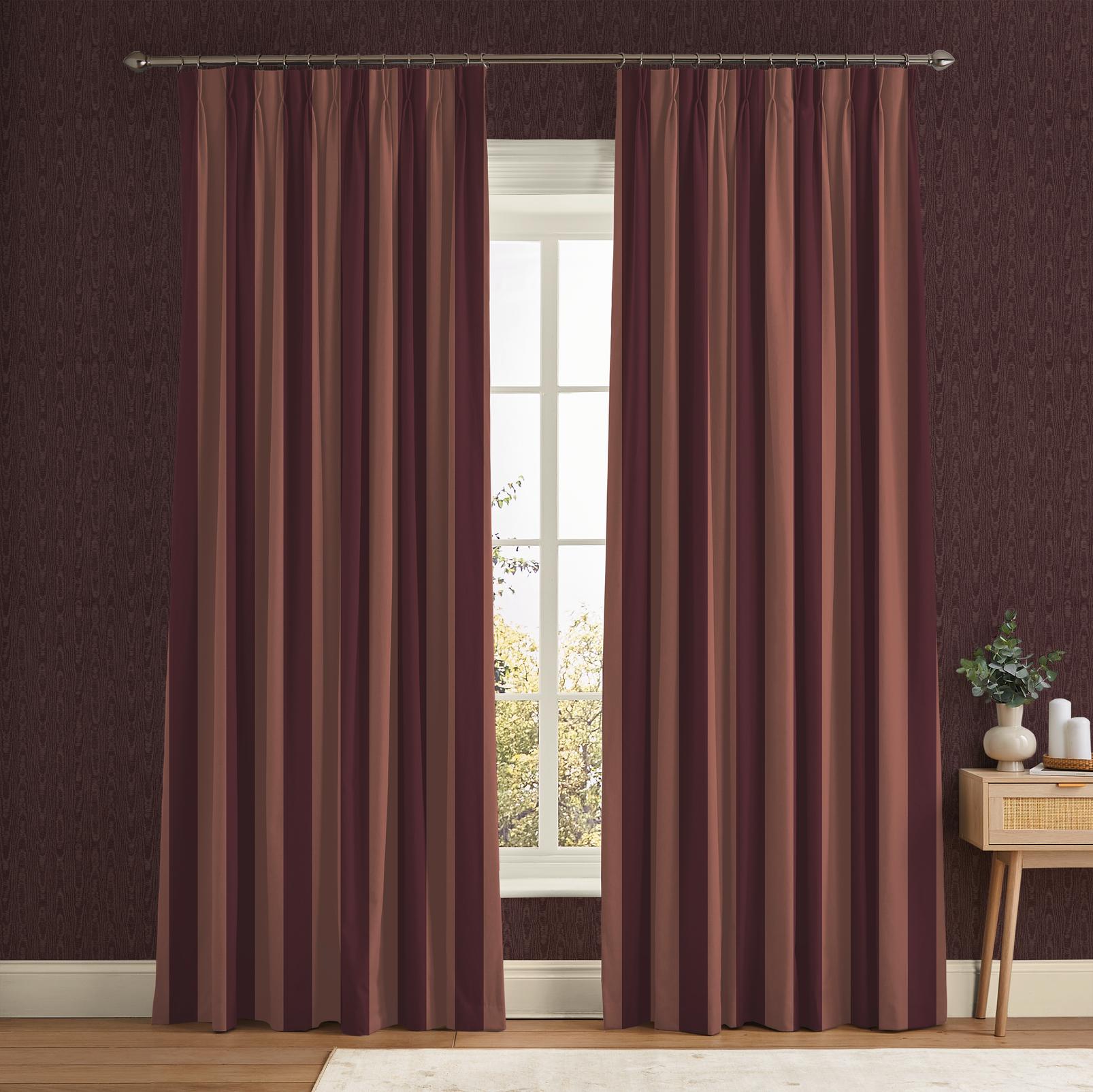 Équilibre Stripe Purple Curtain - 142561cur_ROOMSET_01.jpg