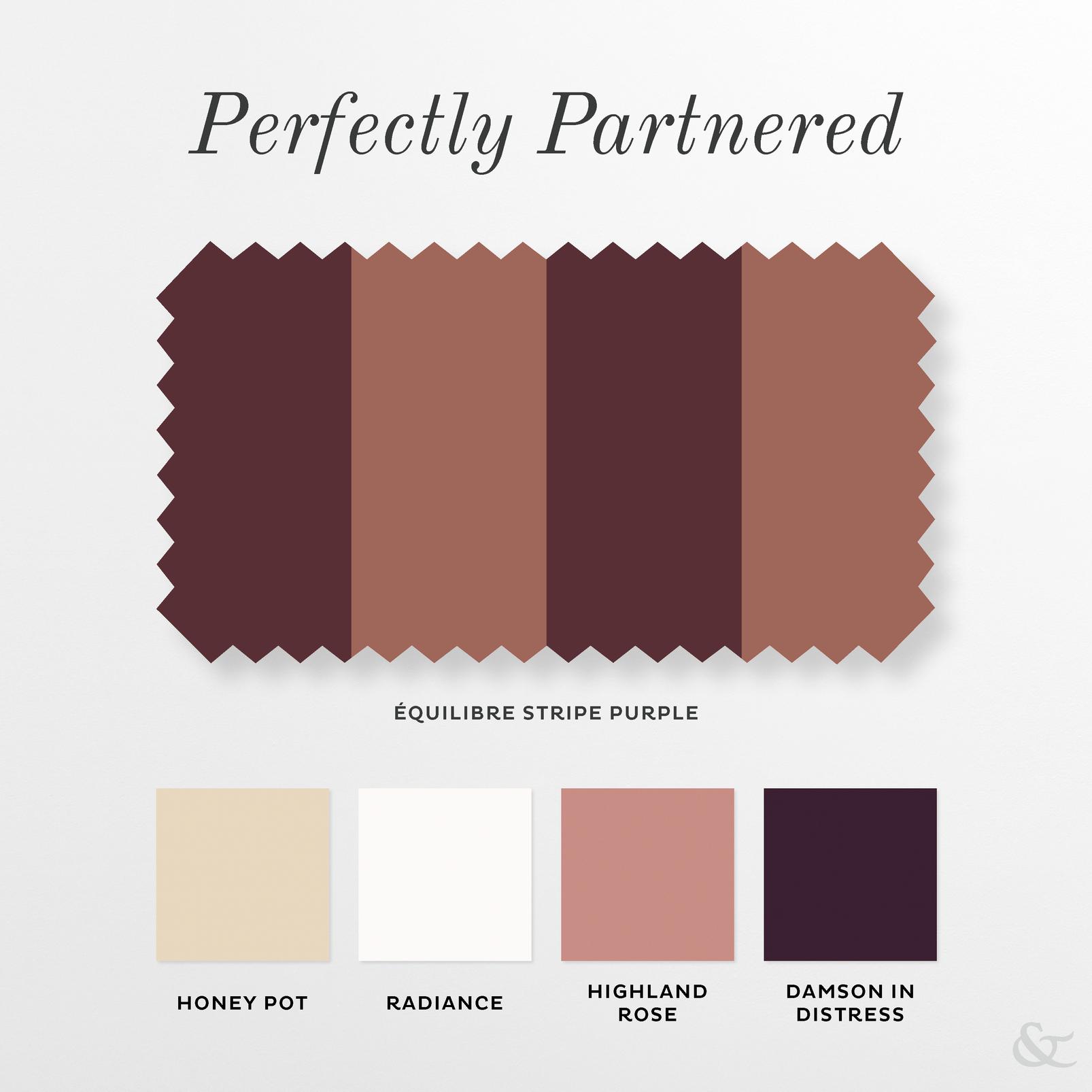 Équilibre Stripe Purple Curtain - 142561cur_COORDINATES_01.jpg