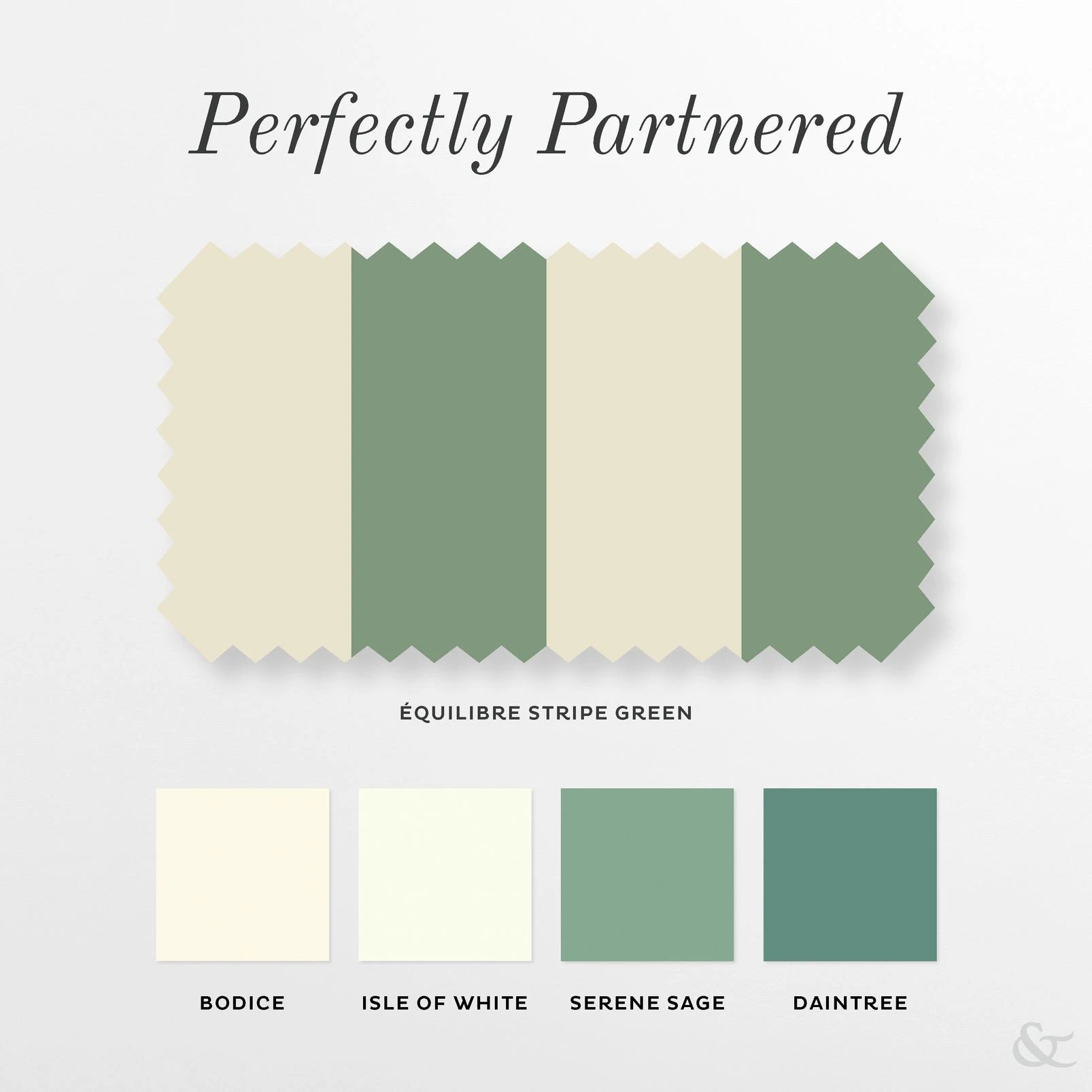 Équilibre Stripe Green Roman Blind - 142559rom_COORDINATES_01.jpg