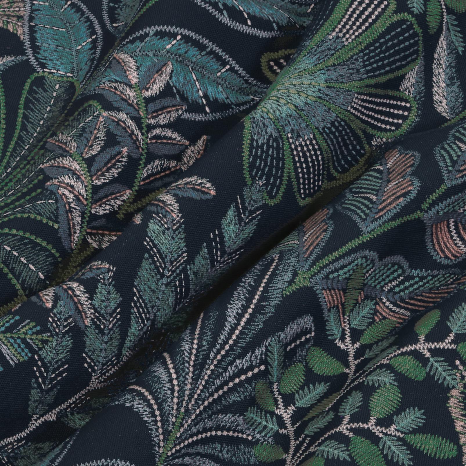 Vendura Weave Navy Curtain - 142570cur_FABRIC_01.jpg