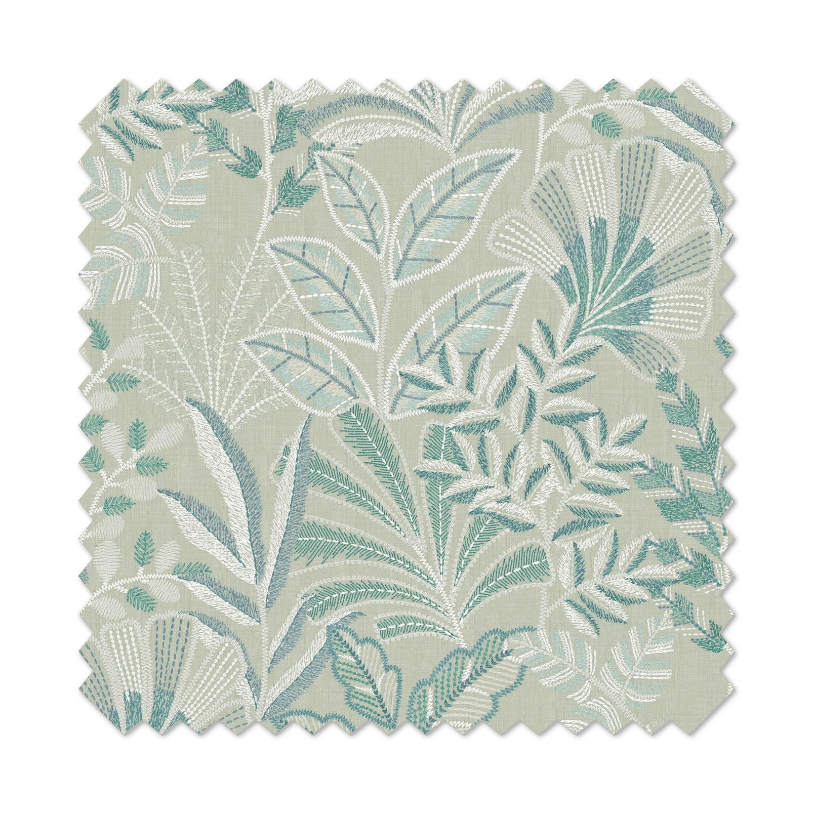 Vendura Weave Sky Blue Curtain flatlay image