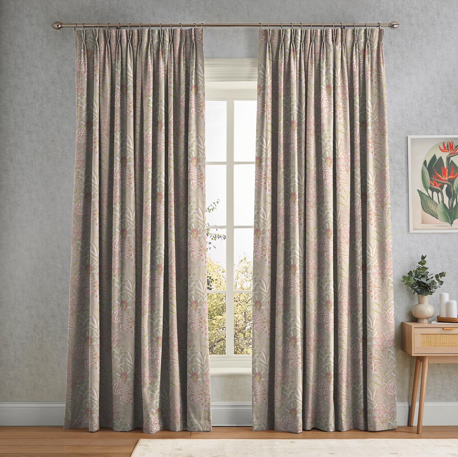 Vendura Weave Pink Curtain - 142568cur_ROOMSET_01.jpg