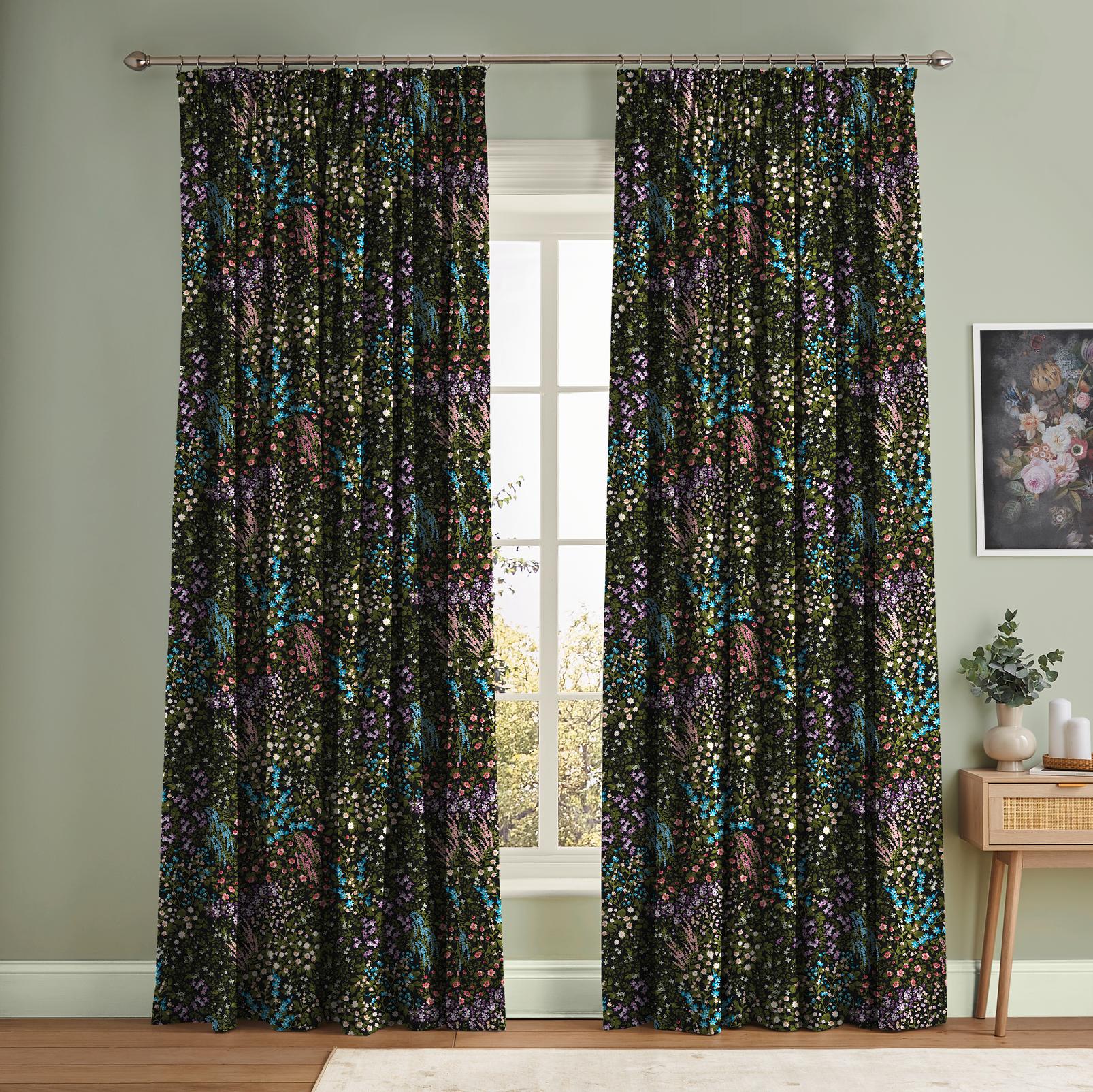 Painterly Flora Black Curtain - 142562cur_ROOMSET_01.jpg