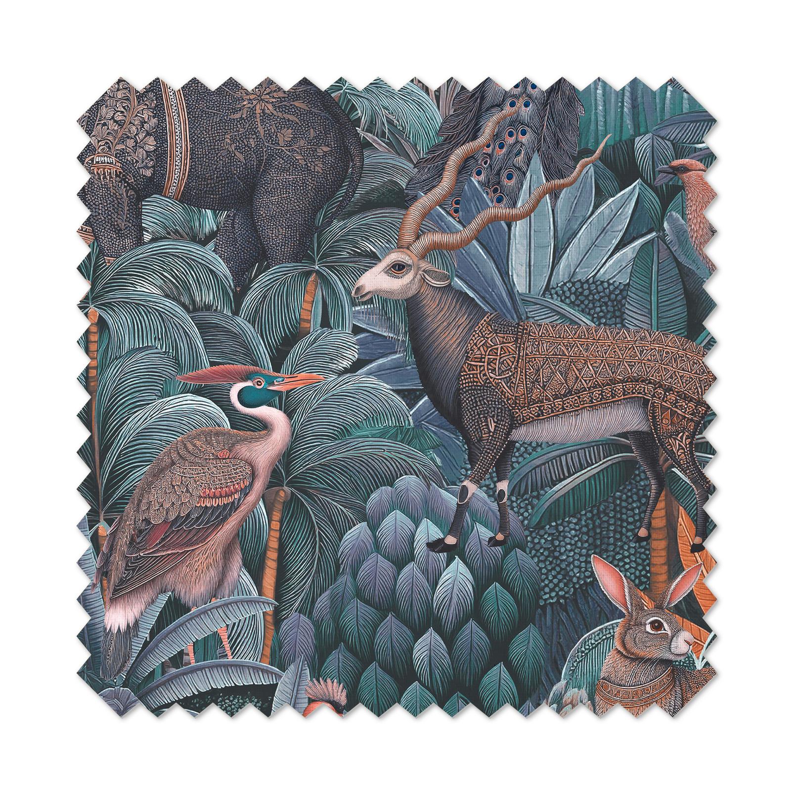 Jungle Jamboree Navy Roller Blind - 142597rol_FLATLAY_01.jpg