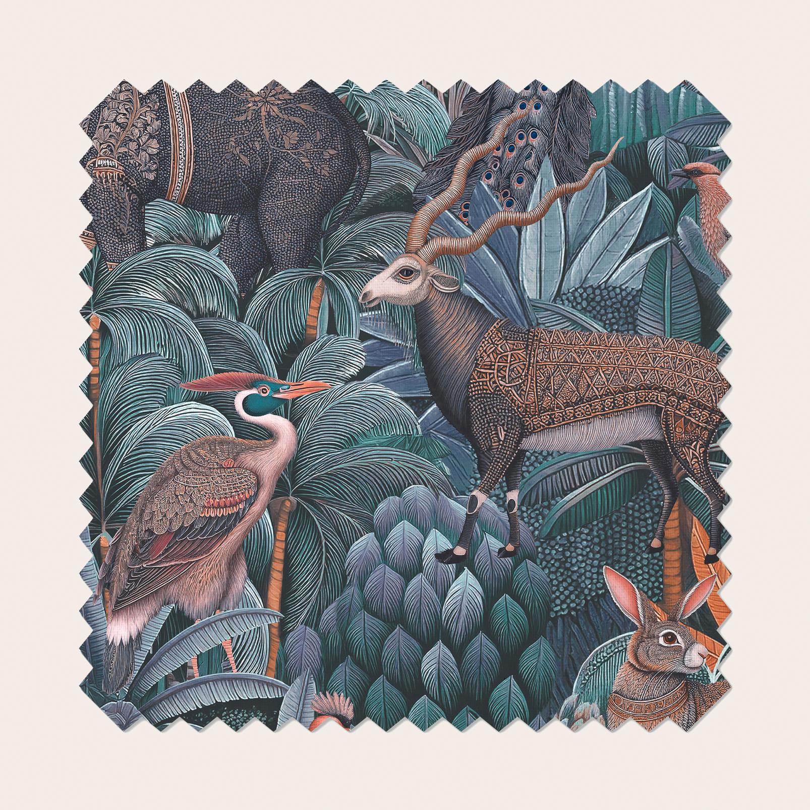 Jungle Jamboree Navy Roller Blind - 142597rol_FLATLAY_01.jpg