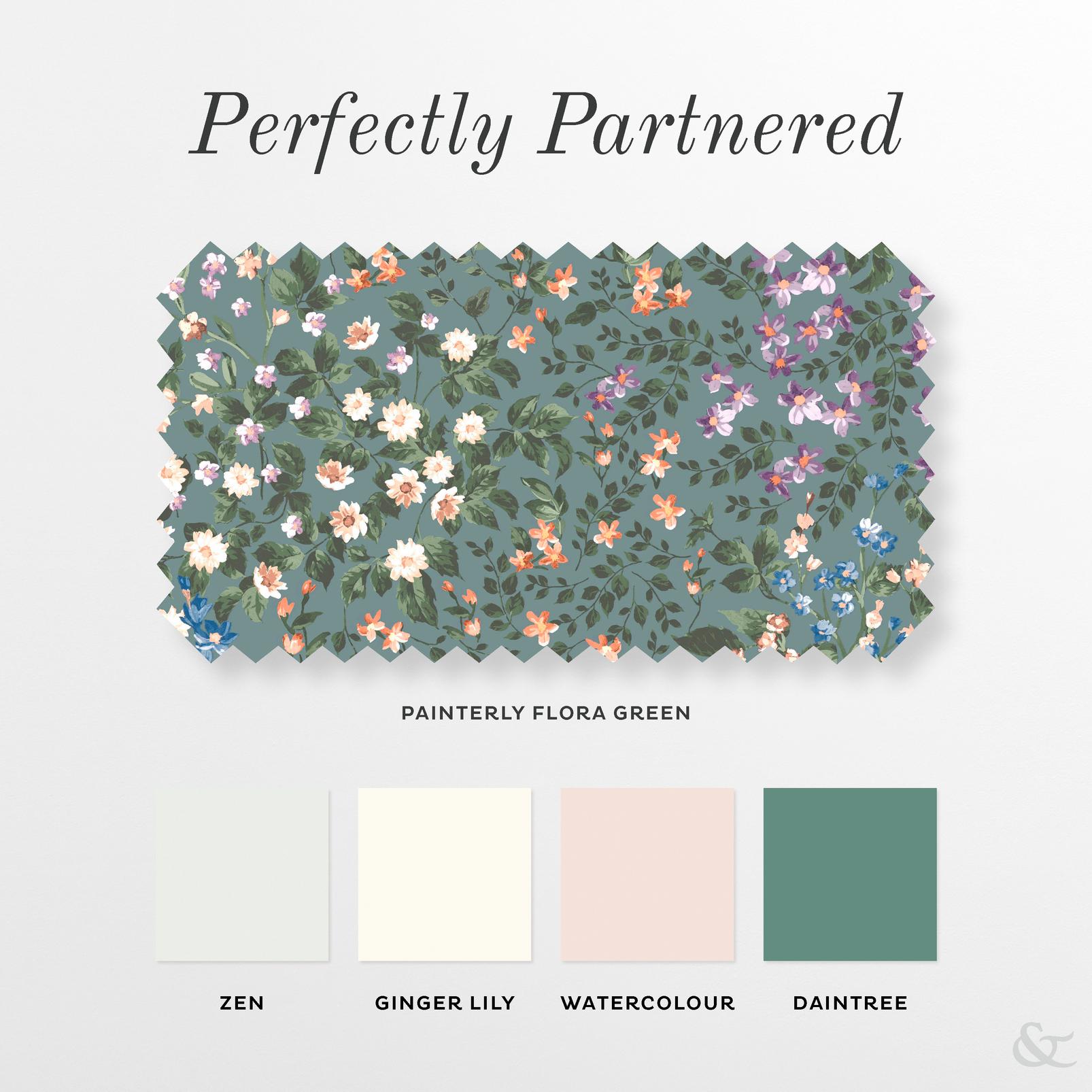 Painterly Flora Green Roman Blind - 142564rom_COORDINATES_01.jpg