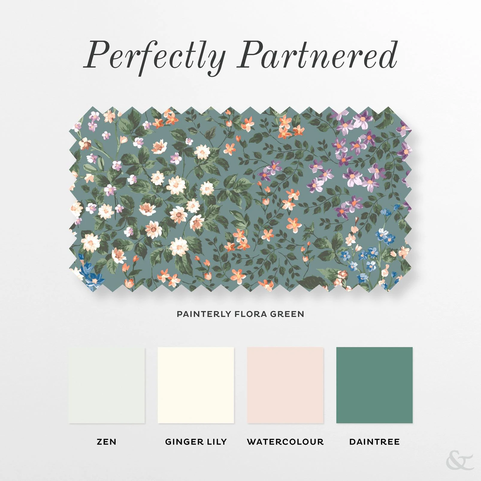 Painterly Flora Green Roman Blind - 142564rom_COORDINATES_01.jpg