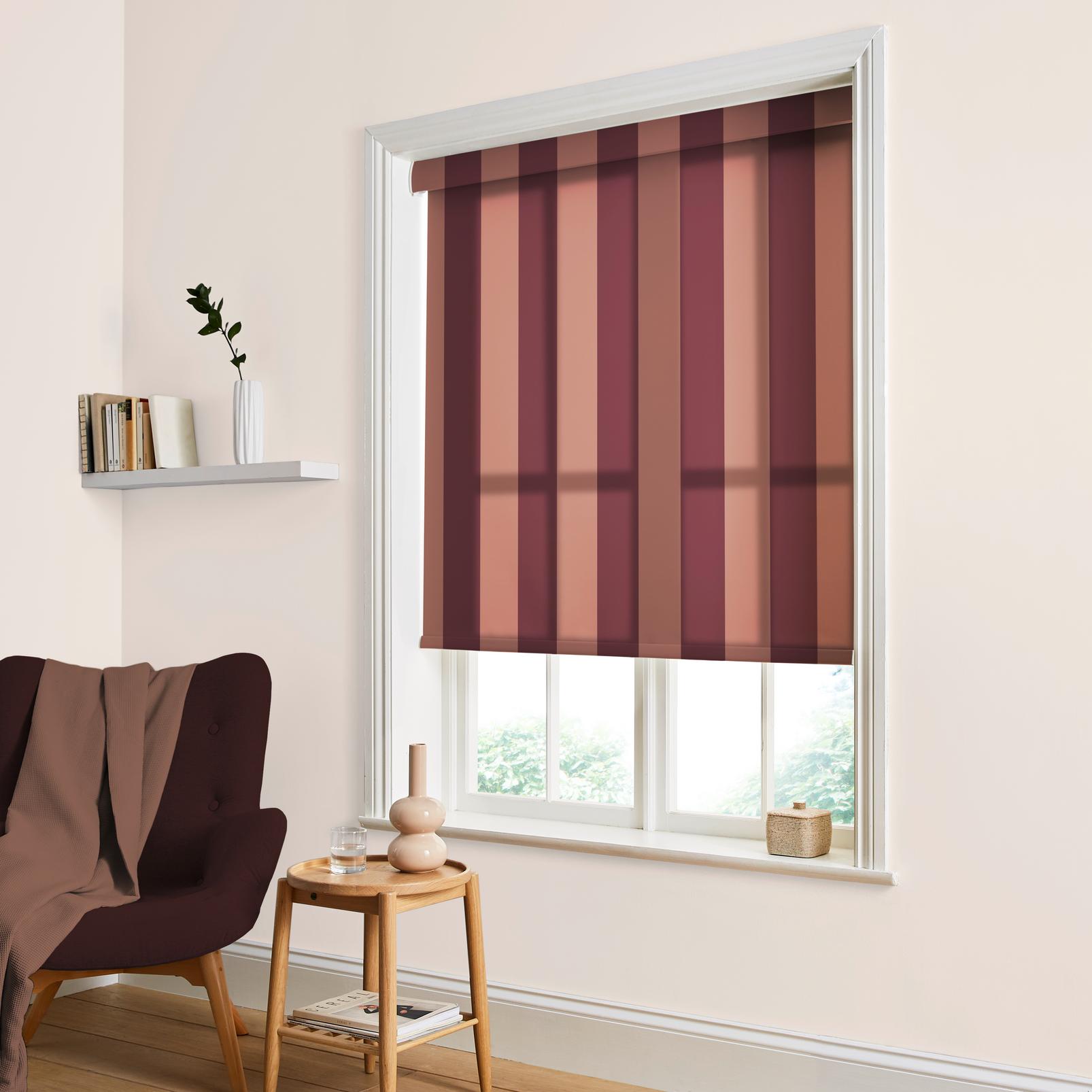 Équilibre Stripe Purple Roller Blind - 142621rol_ROOMSET_01.jpg