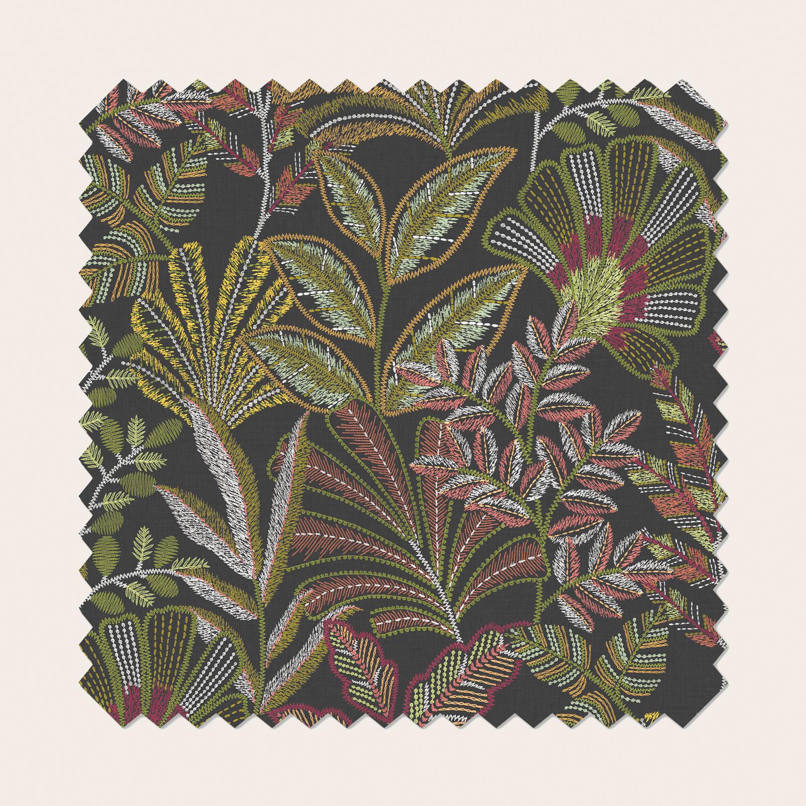 Vendura Weave Black and Damson Roller Blind - 142639rol_TILE_01.jpg