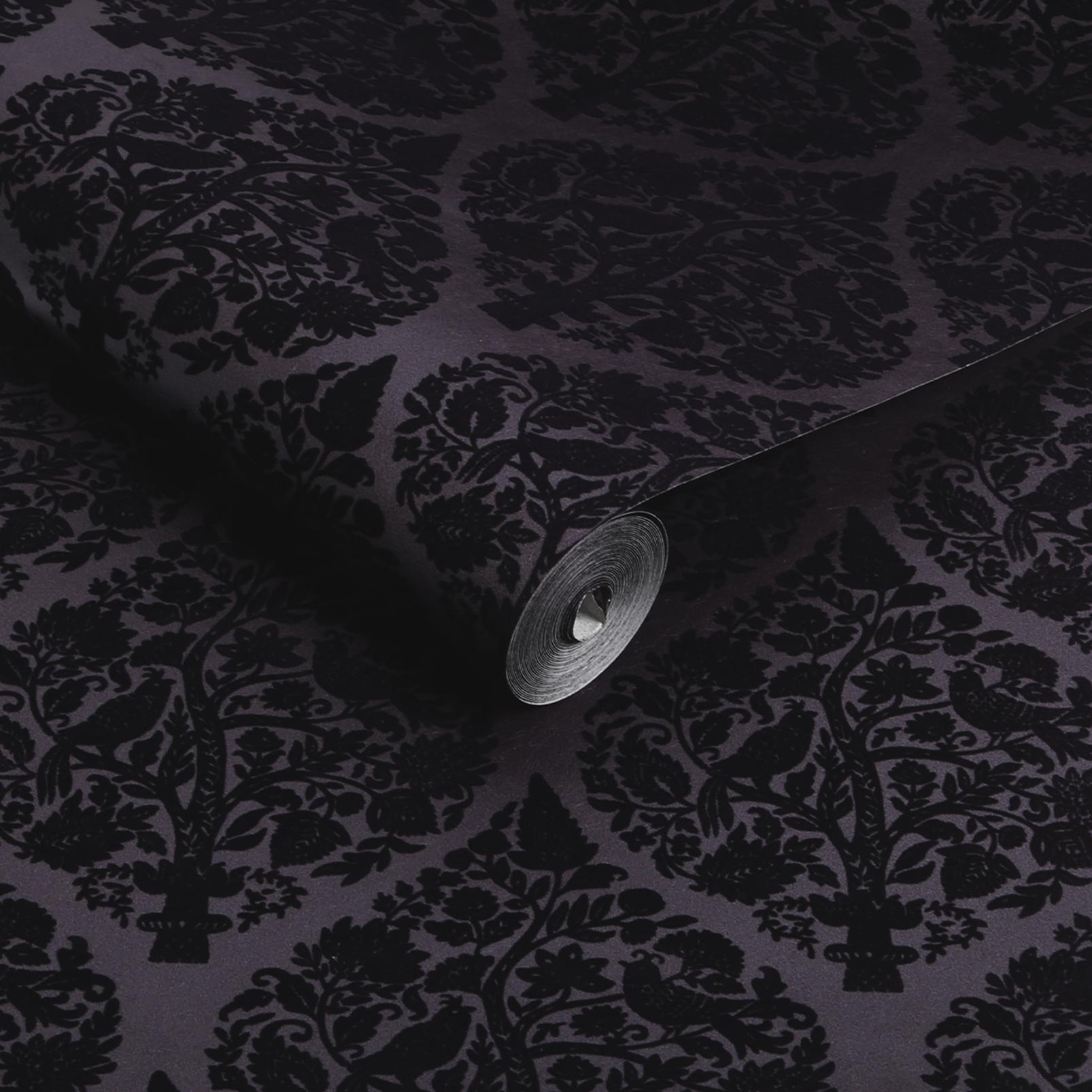 Woodland Fable Plum Wallpaper - 142018_ROLLSHOT_01.jpg