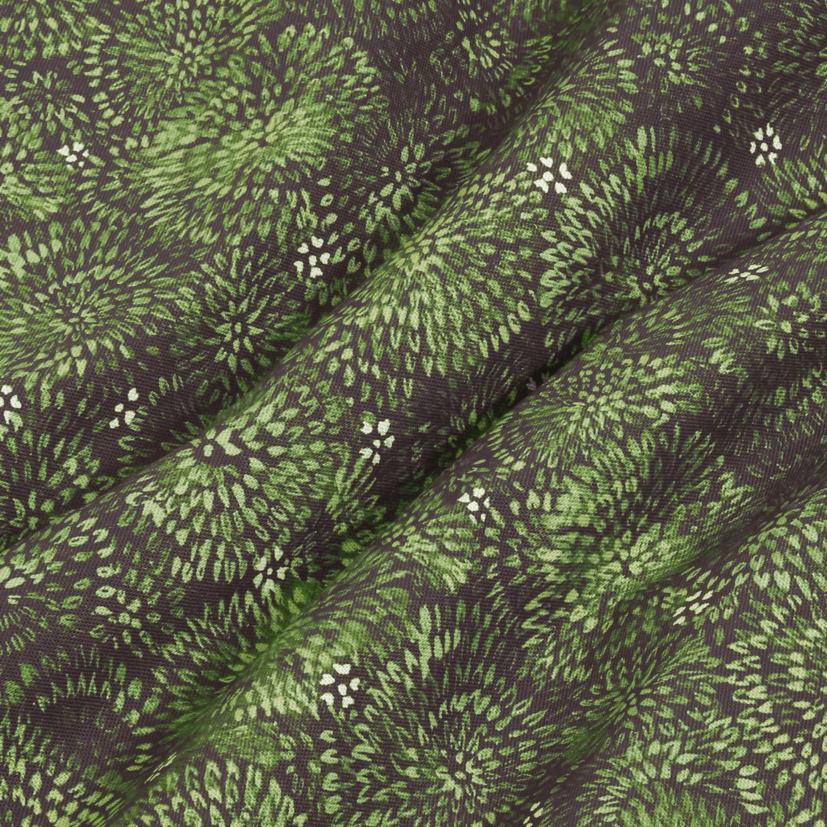 Above the Canopy Bottle Green Curtain - 142551cur_FABRIC_01.jpg