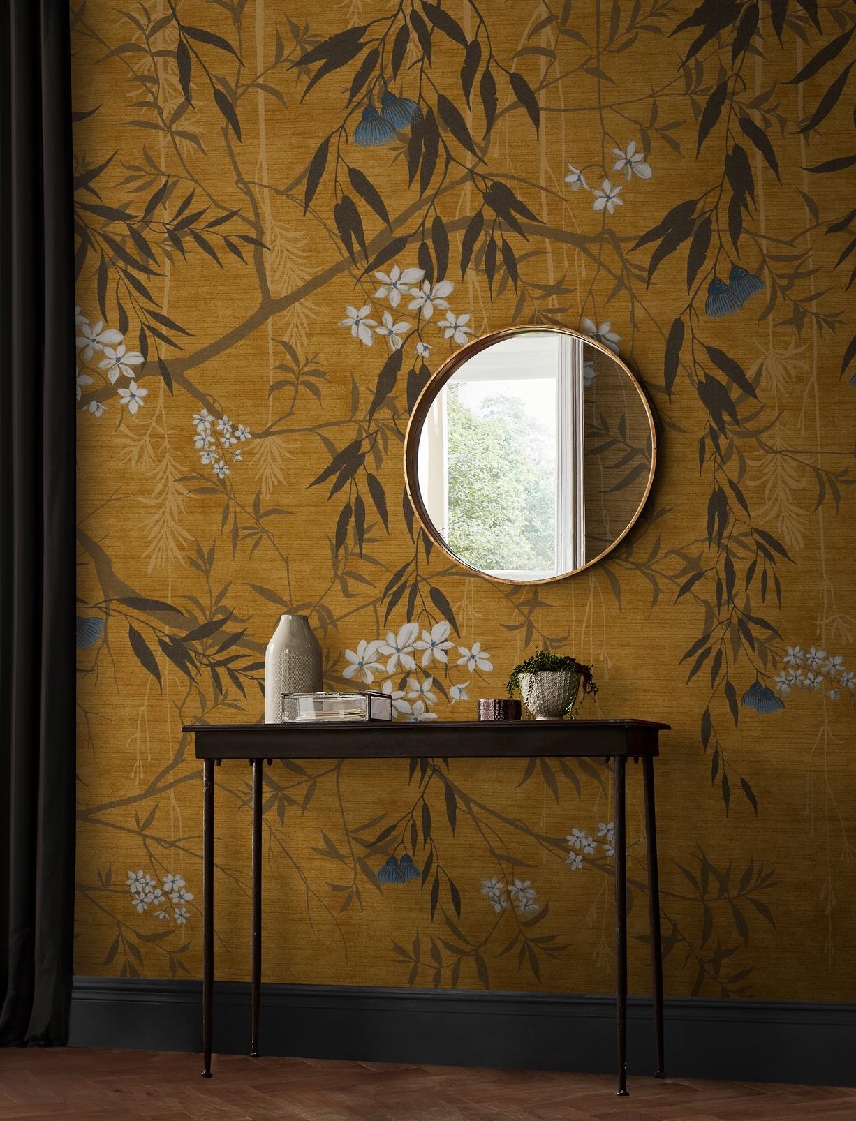 Obassia Opulence Bespoke Mural in a Roomset