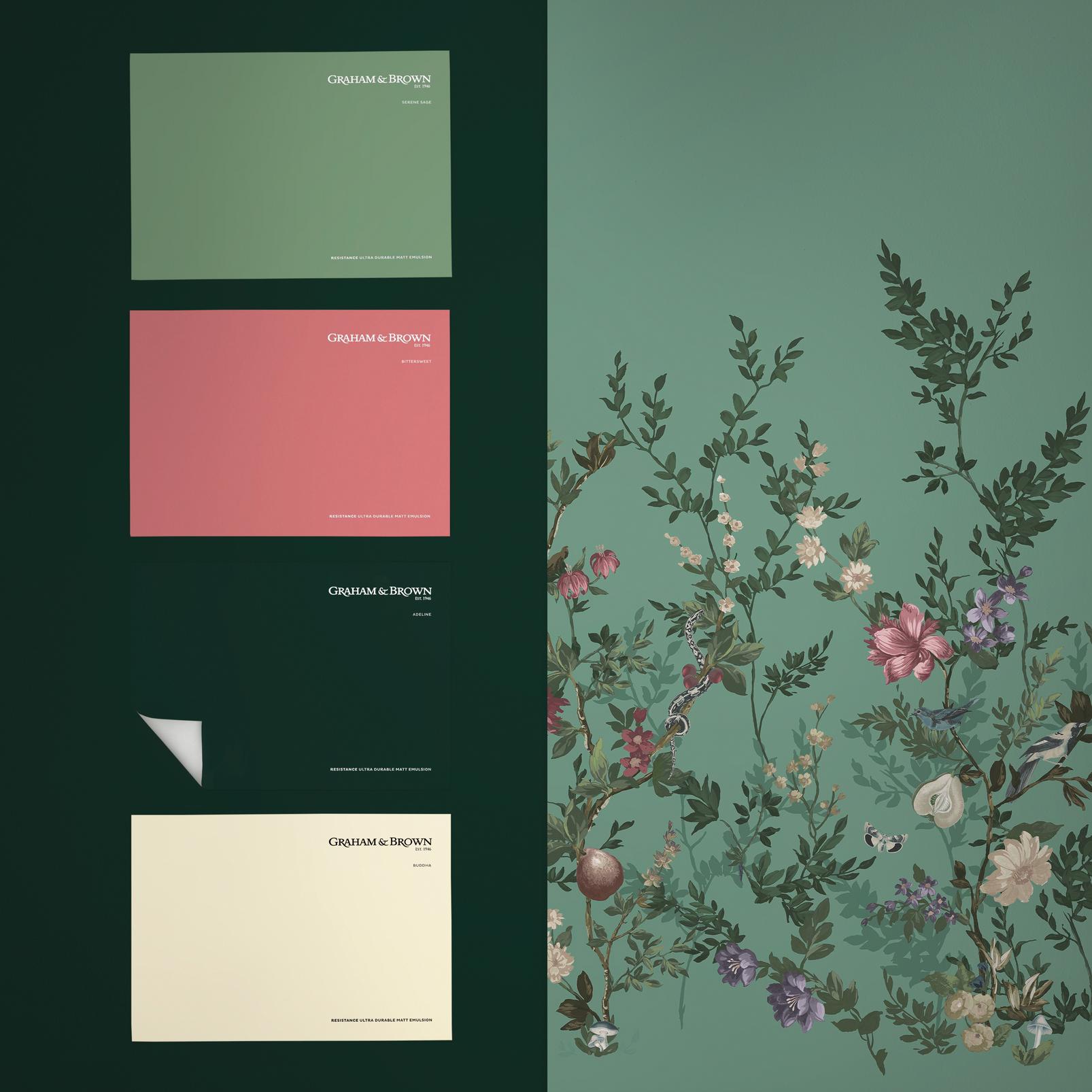 Allurium Vintage Bespoke Mural flatlay image