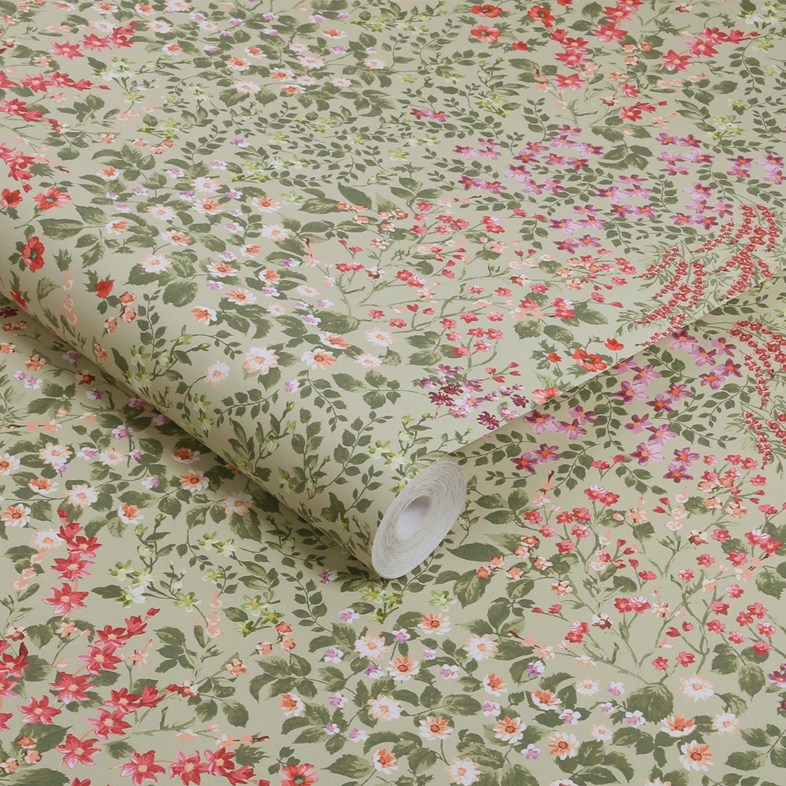 Painterly Flora Sage Wallpaper - 142355_ROLLSHOT_01.jpg