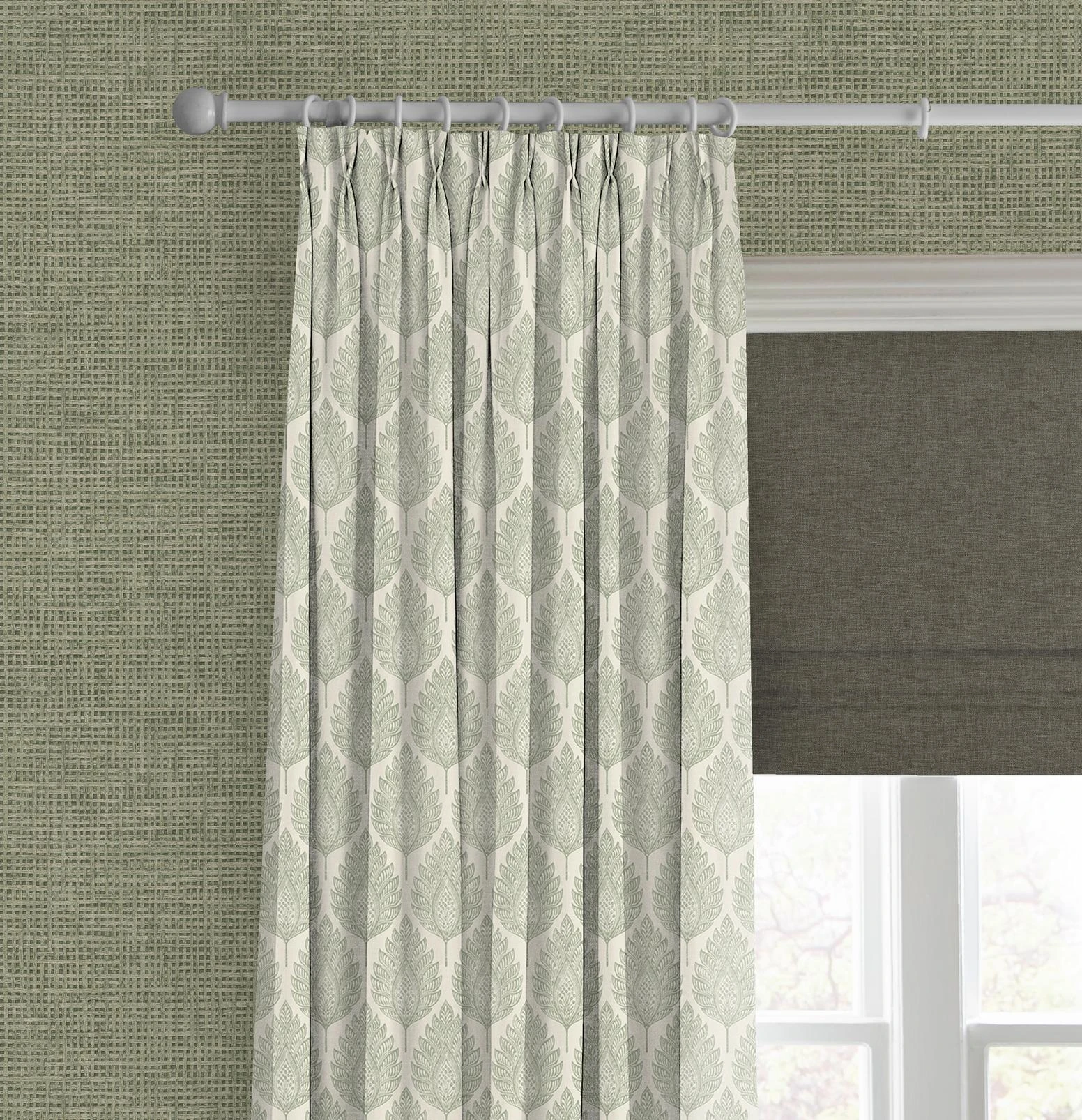 Flame Leaf Green Curtain - 142547cur_CAMEO_01.jpg