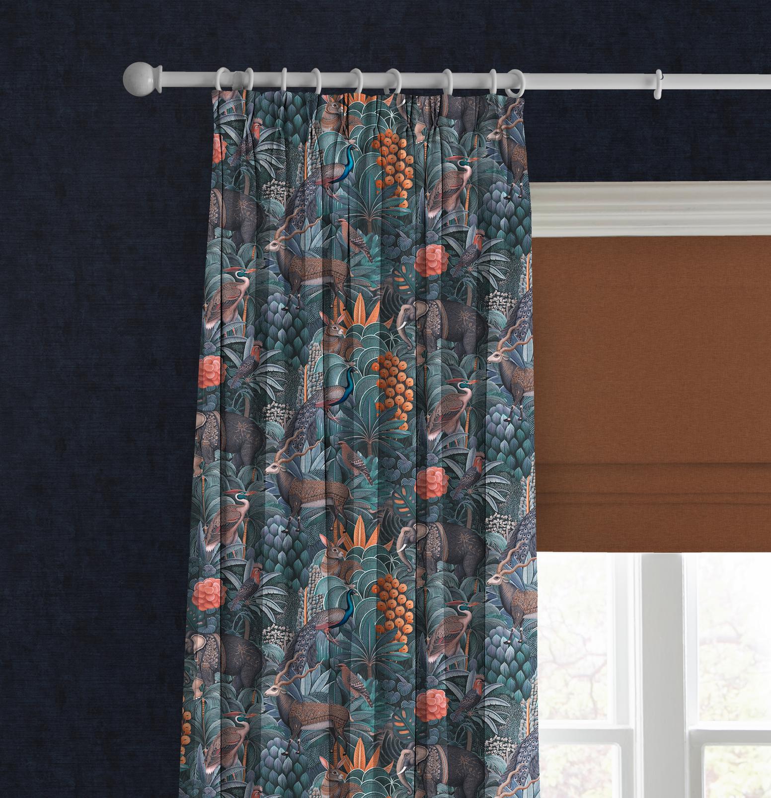 Jungle Jamboree Navy Curtain - 142554cur_CAMEO_01.jpg