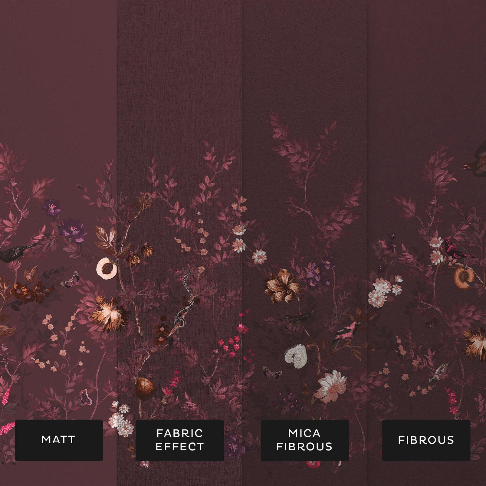 Allurium Damson Bespoke Mural substrate information