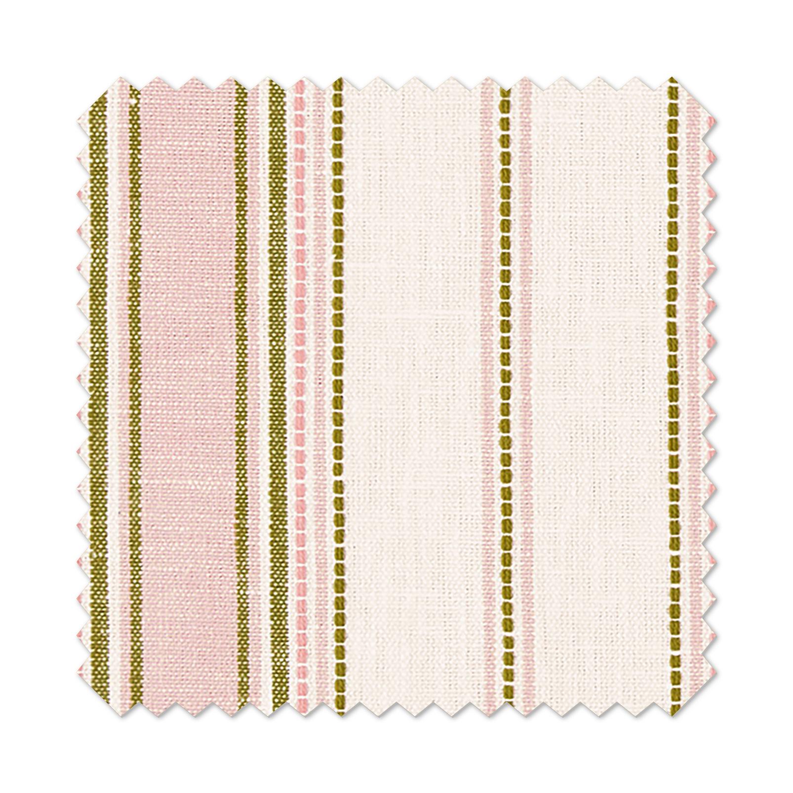 Stanley Stripe Blush Curtain flatlay image