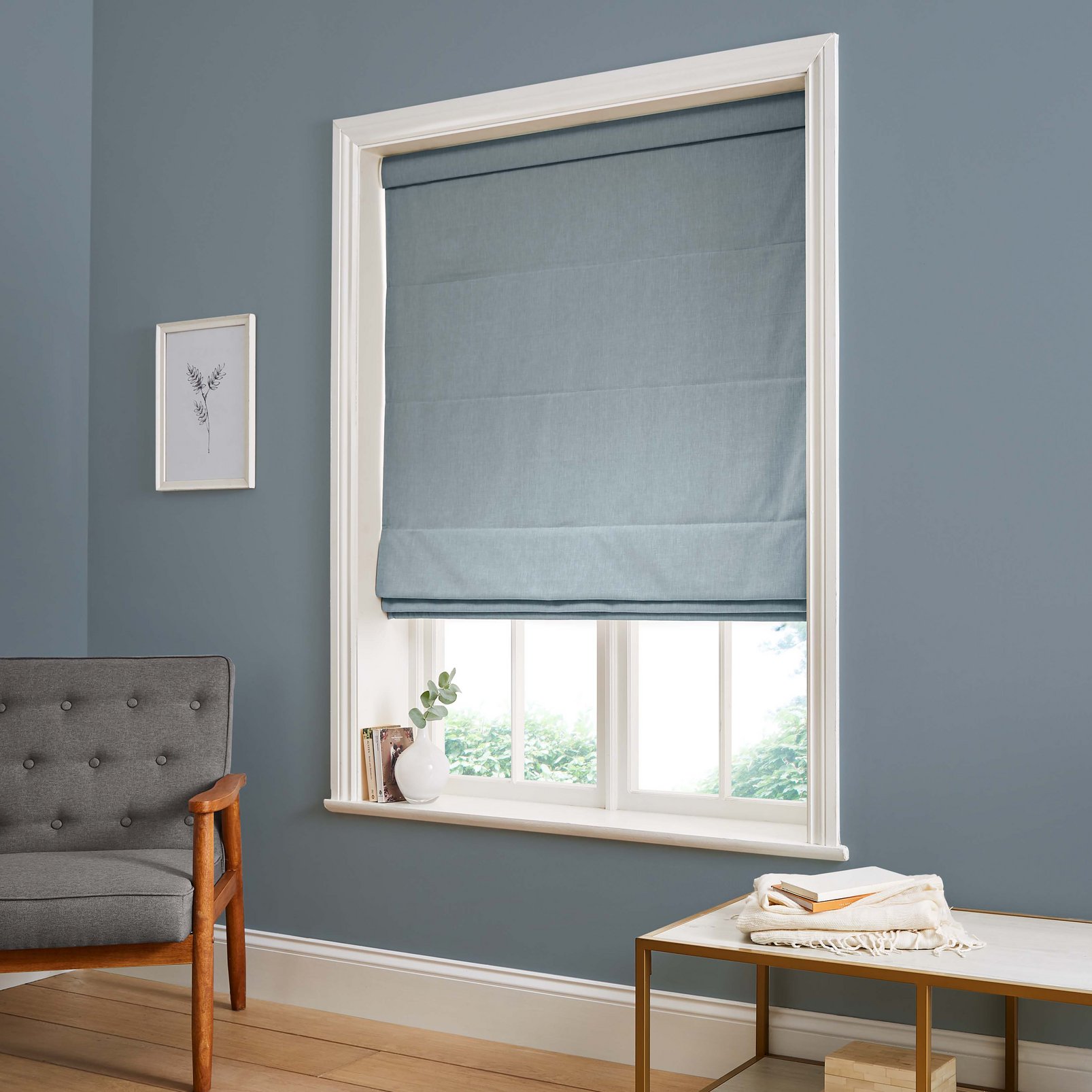 Opulence Deep Sky Roman Blind - 116172rom_ROOMSET_01.jpg