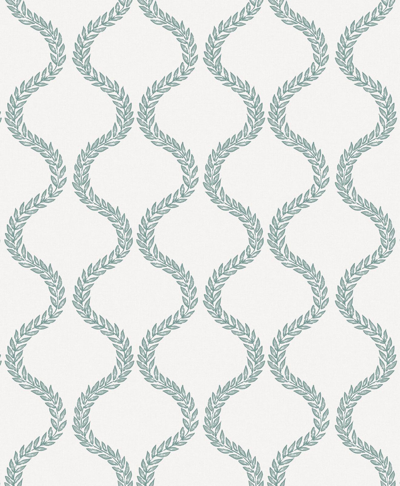 Laurel Leaf Trellis Mist Wallpaper - 143532_TILE_01.jpg