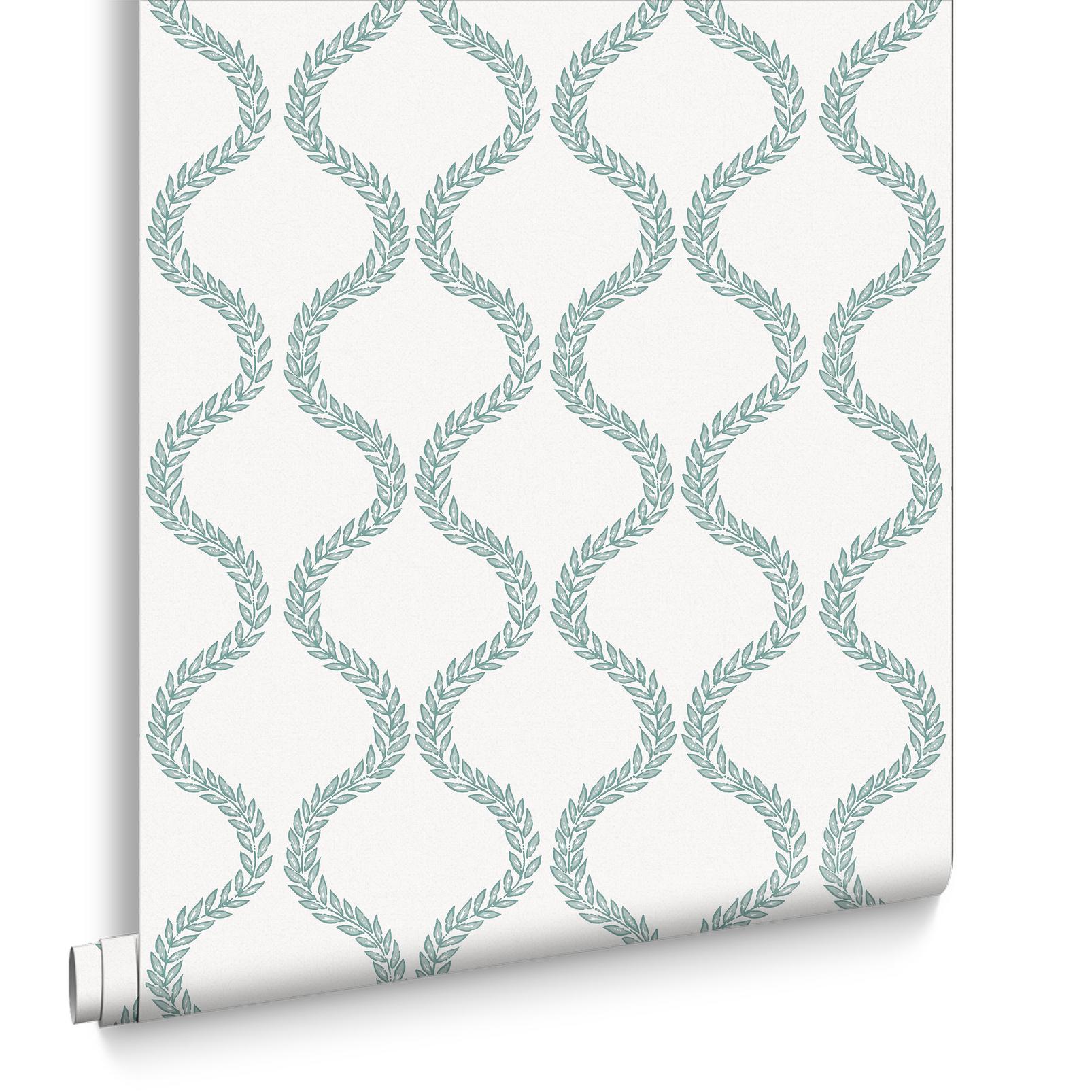 Laurel Leaf Trellis Mist Wallpaper - 143532_DIGITAL ROLL_01.jpg