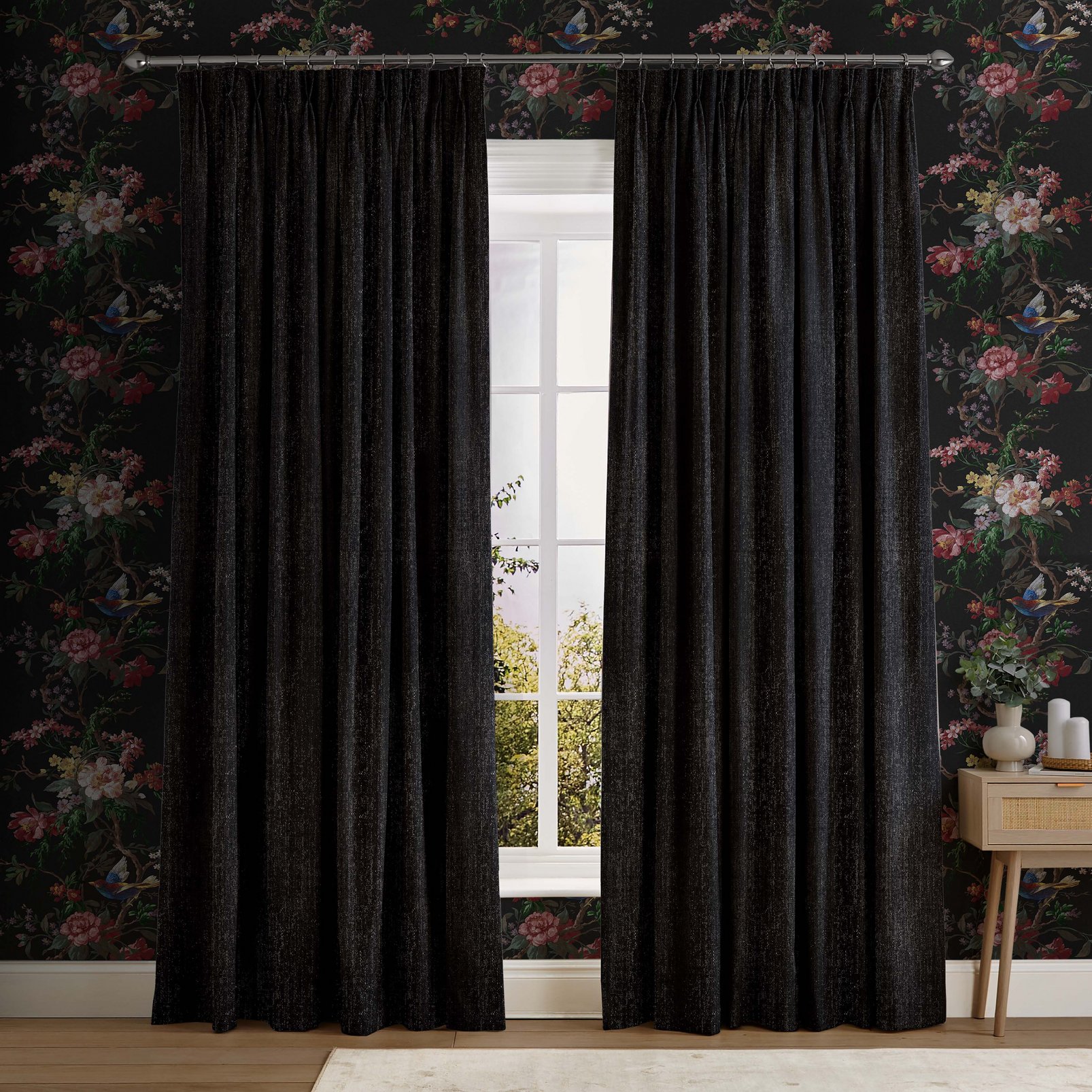 Glimmer Black Curtains - 116125cur_ROOMSET_01.jpg