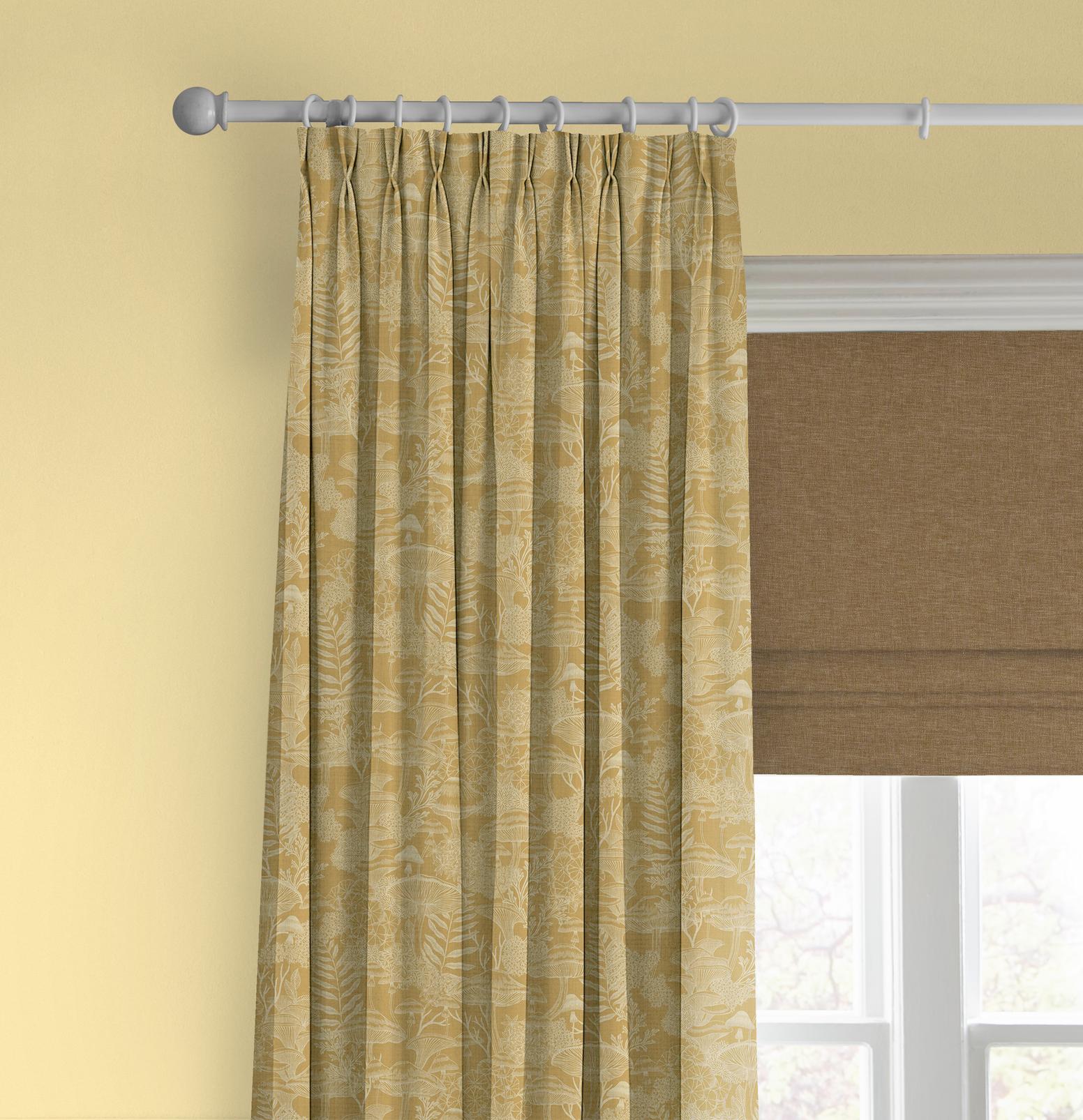 Fungi Folklore Crème Brûlée Curtain - 143678cur_CAMEO_Fungi_Folklore_Creme_Brulee_140147_Anqa_Maize_145308_Creme_Brulee.jpg