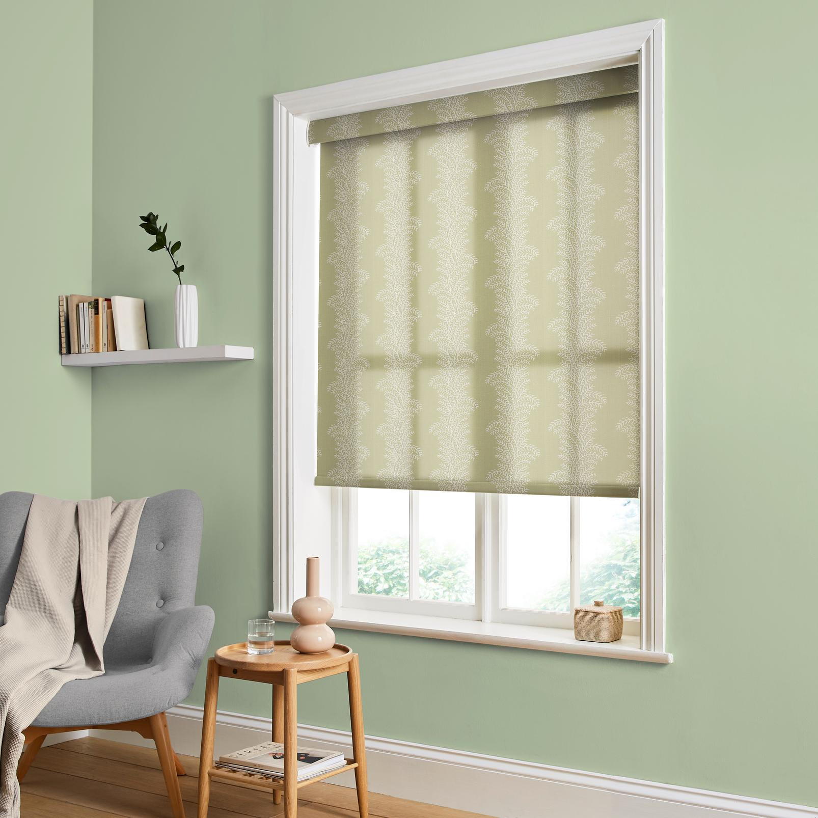 Whispering Fern Dark Sage Blackout Sample - 143637rol_ROOMSET_Whispering_Fern_Dark_Sage_Roller_Blind_145292_Willow.jpg