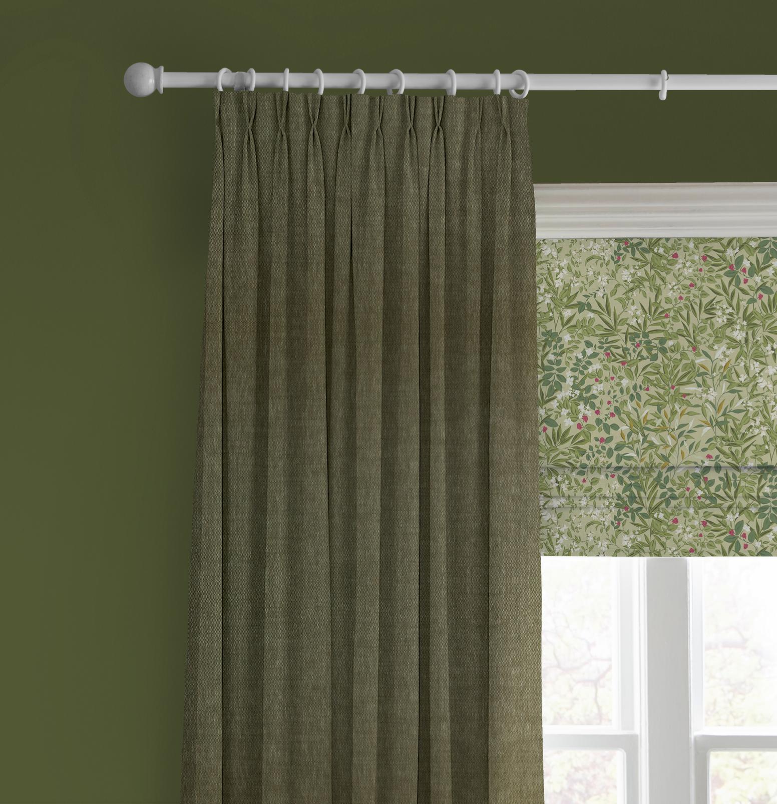 Reverie Willow Roman Blind - 143645rom_CAMEO_Reverie_Wiilow_140132_Whitaker_Fern_145284_Forest.jpg