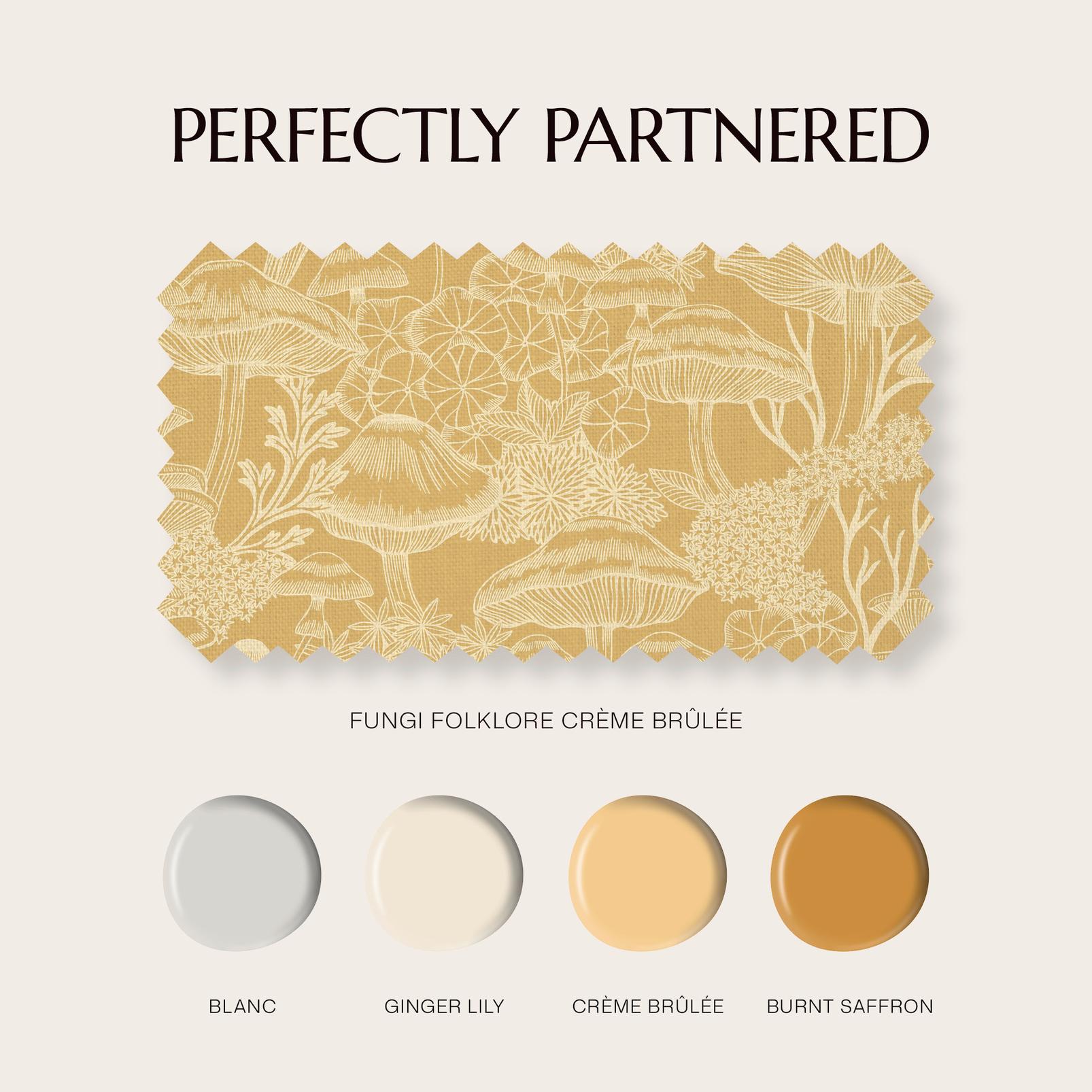 Fungi Folklore Crème Brûlée Roller Blind - 143679rol_COORDINATES_01.jpg