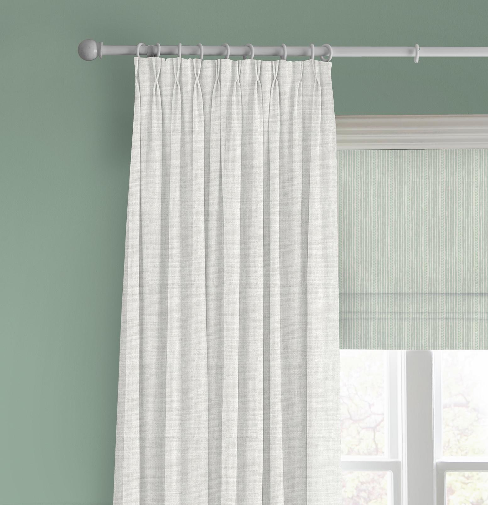 Willow Path Stripe Mist Roman Blind - 143681rom_CAMEO_Willow_Path_Stripe_Mist_116220_Wallace_Chalk_145276_Mist.jpg