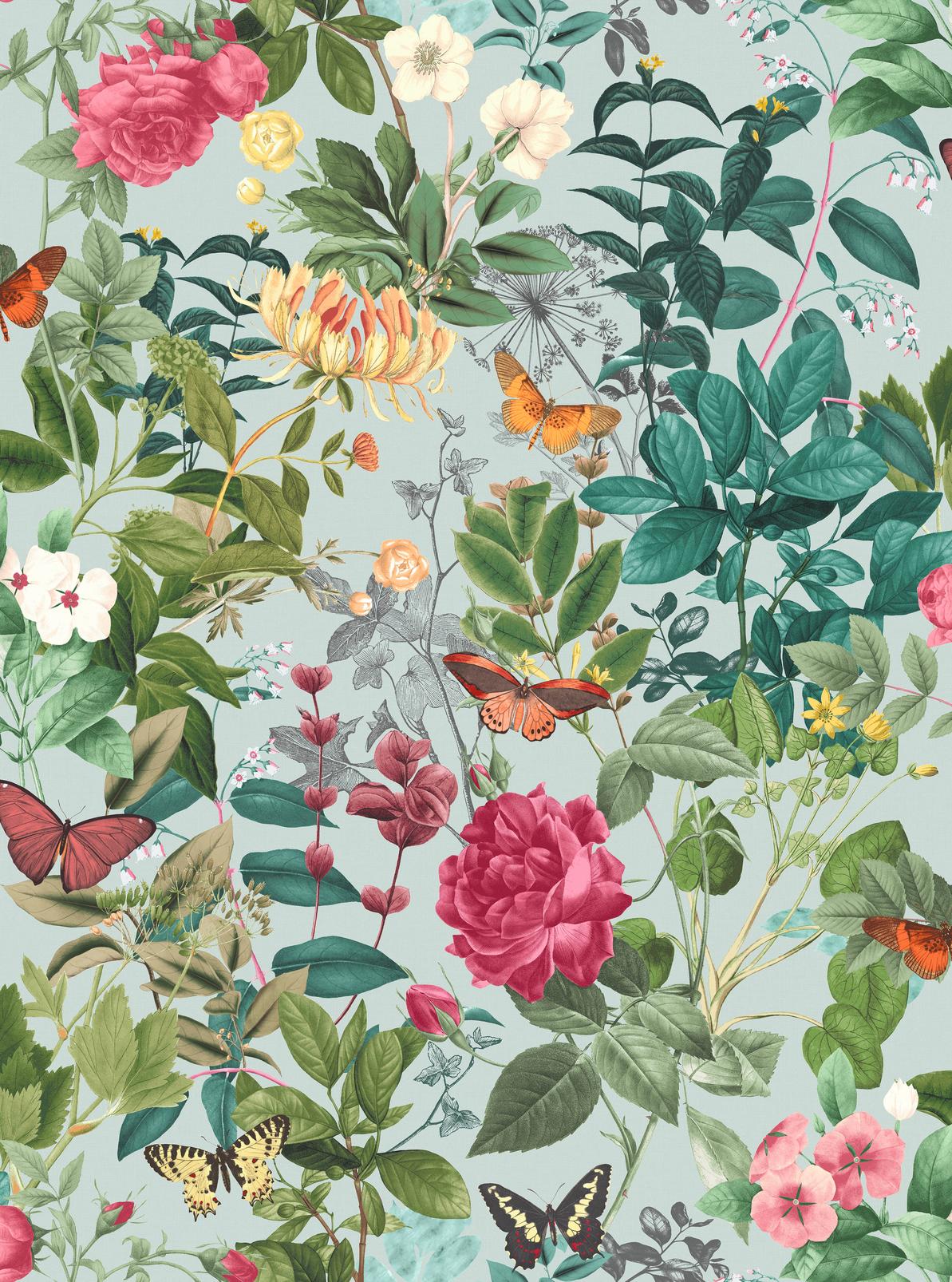 Bodnant Garden Duck Egg Wallpaper - 143504_TILE_01.jpg