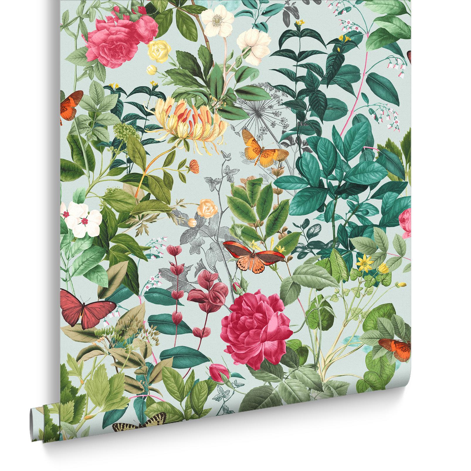 Bodnant Garden Duck Egg Wallpaper (Set of 2) - 143504_DIGITAL ROLL_01.jpg